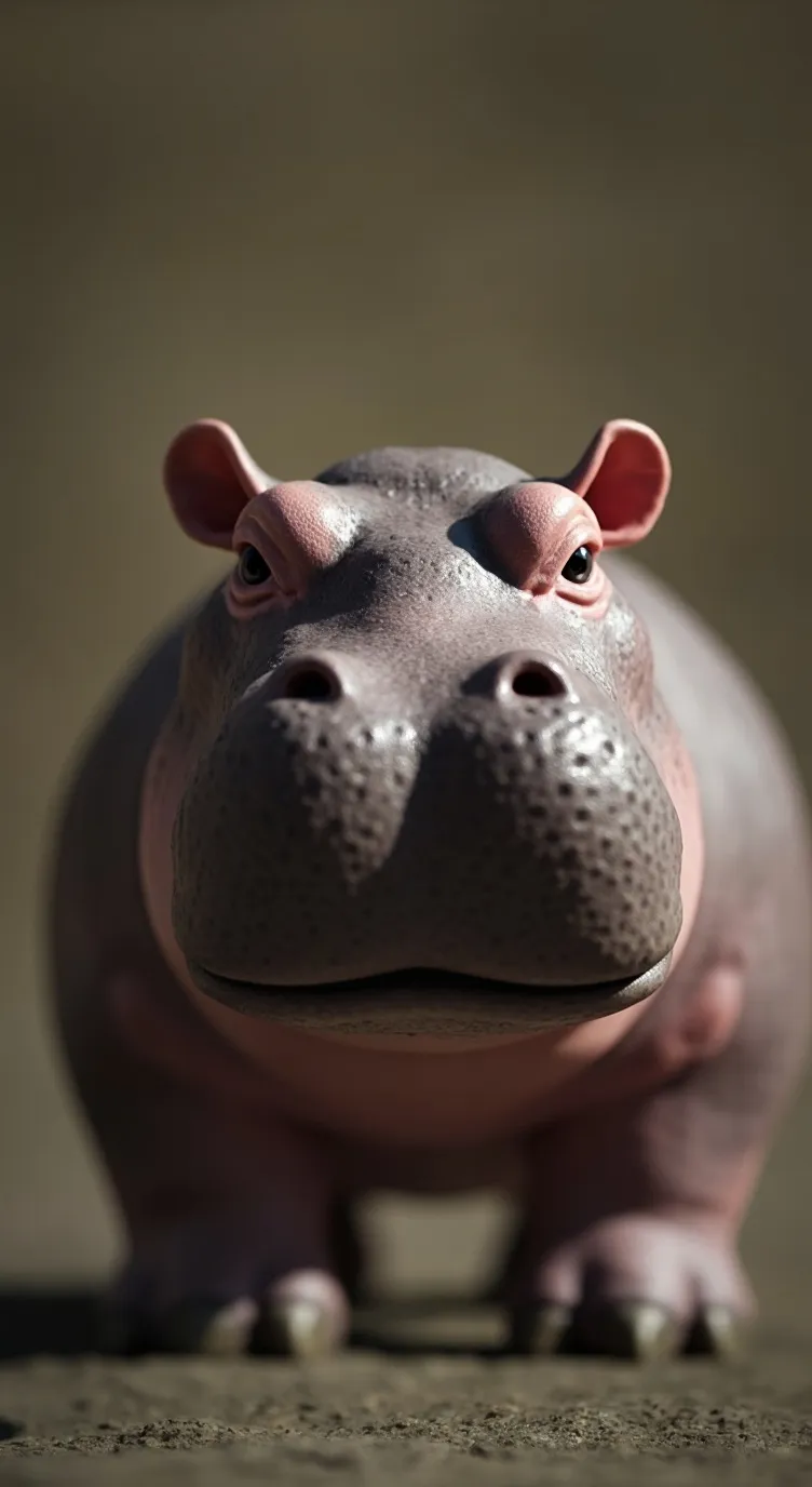 ai character: Moo Deng!! background