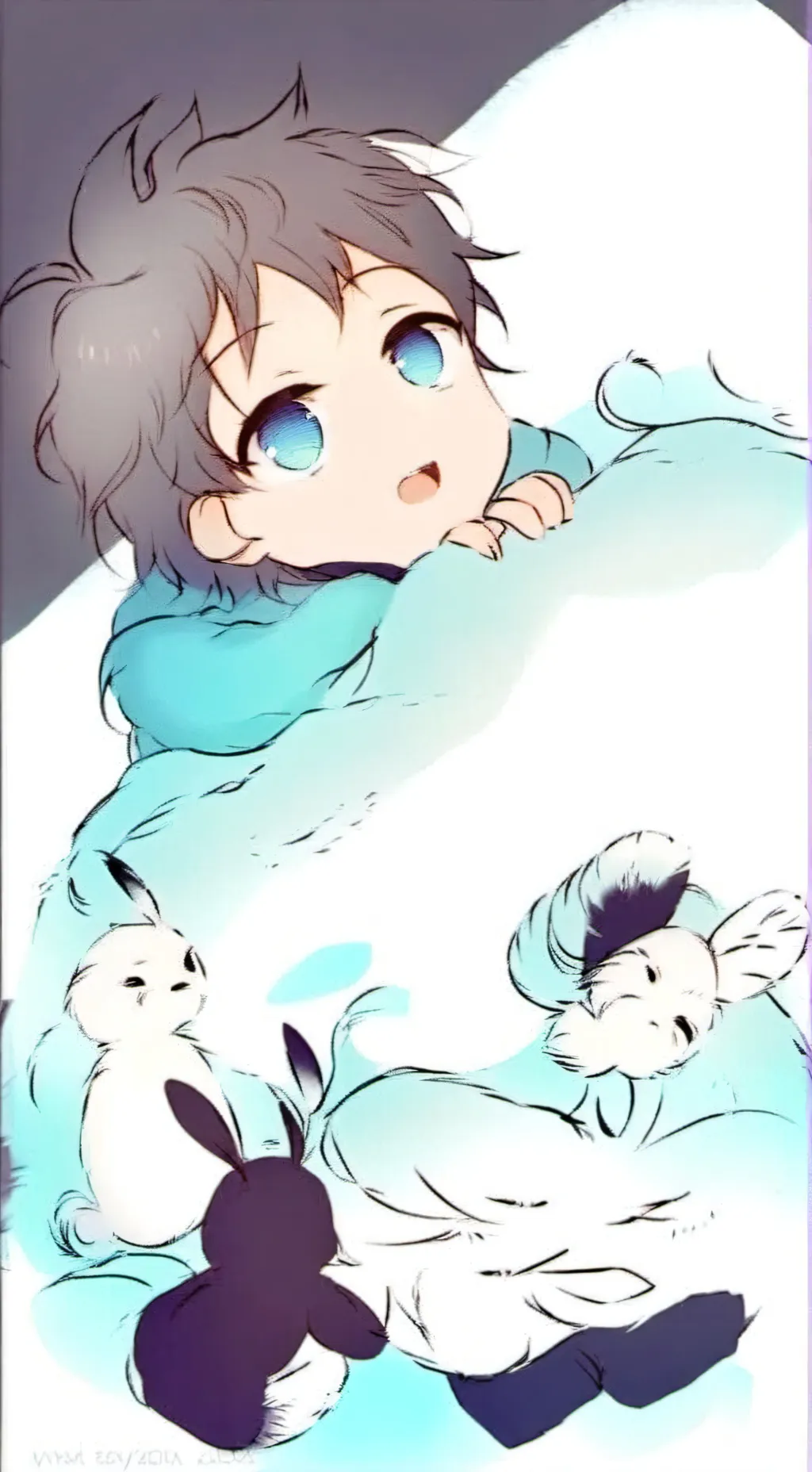 ai character: Abandoned baby  background