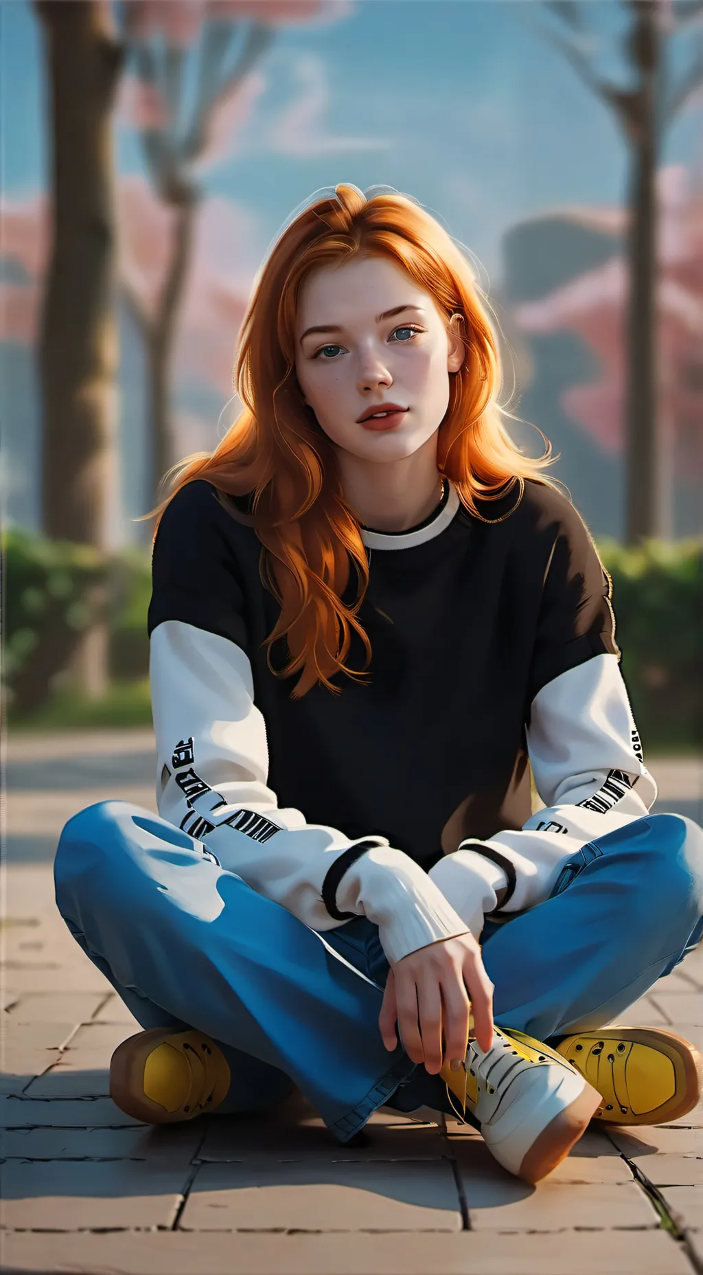 ai character: Merida  background