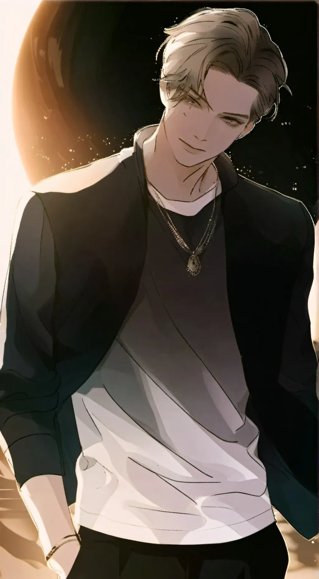 ai character: Кирилл  background