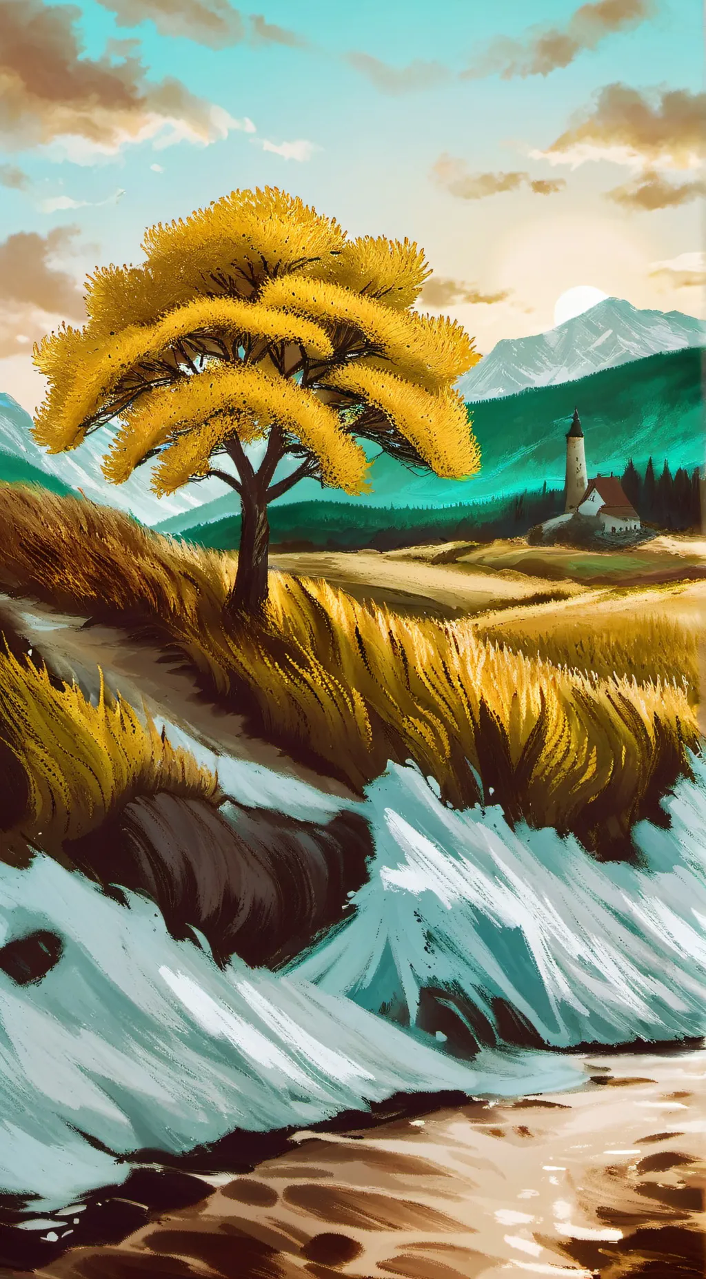 ai character: country humans background