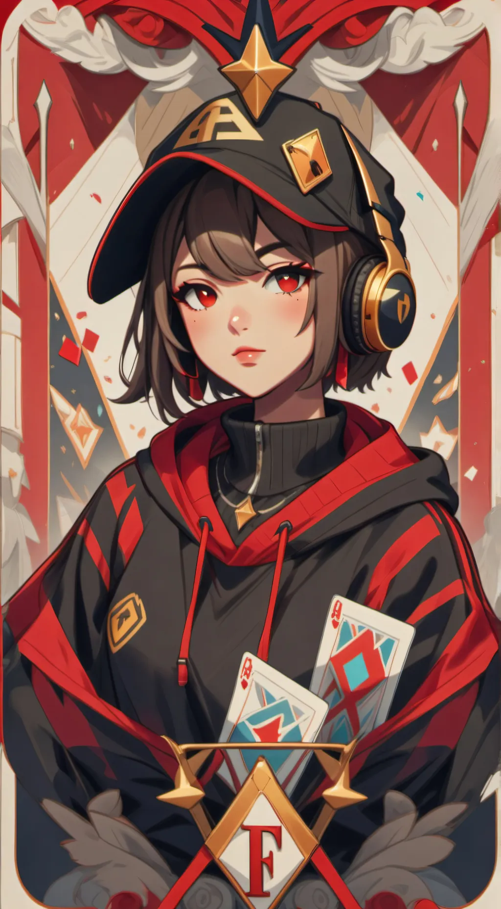 ai character: Luna background