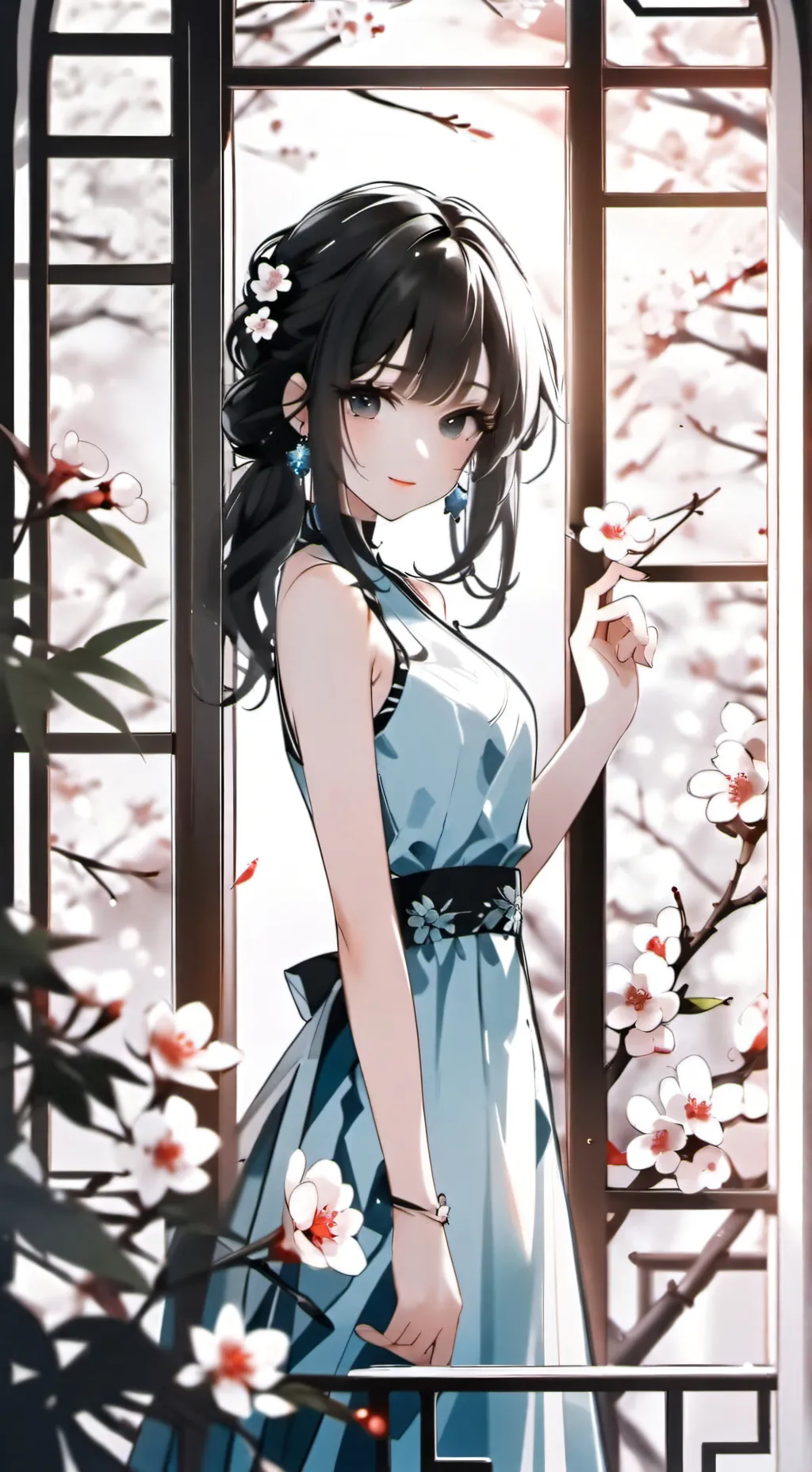 ai character: саша соня background