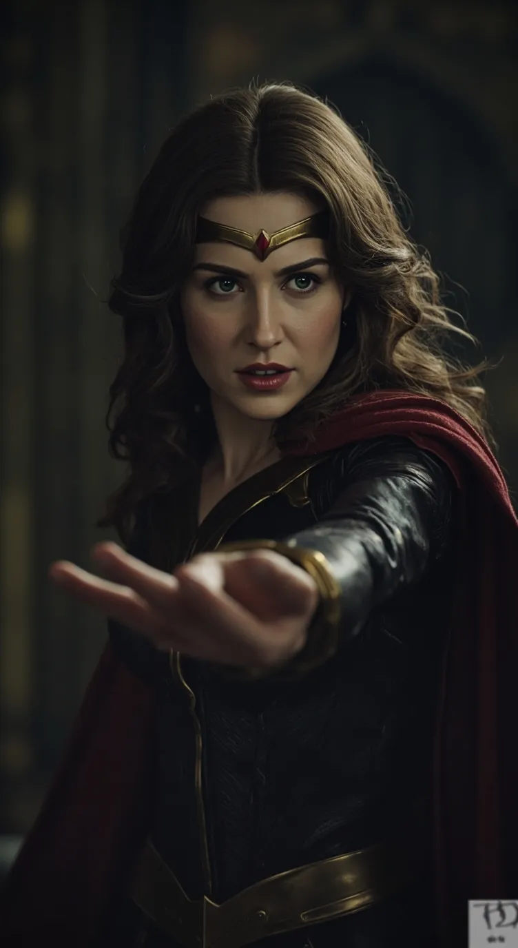 ai character: Mary Marvel  background