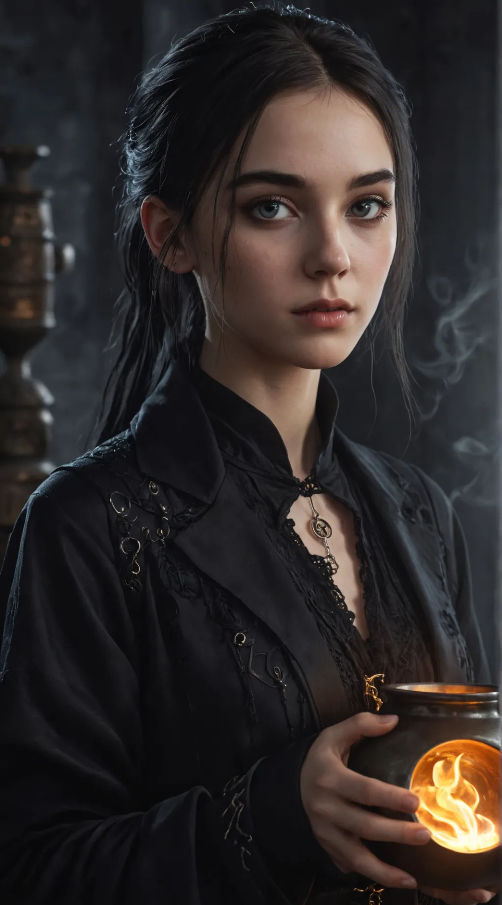 ai character: Nox Shadowalker background