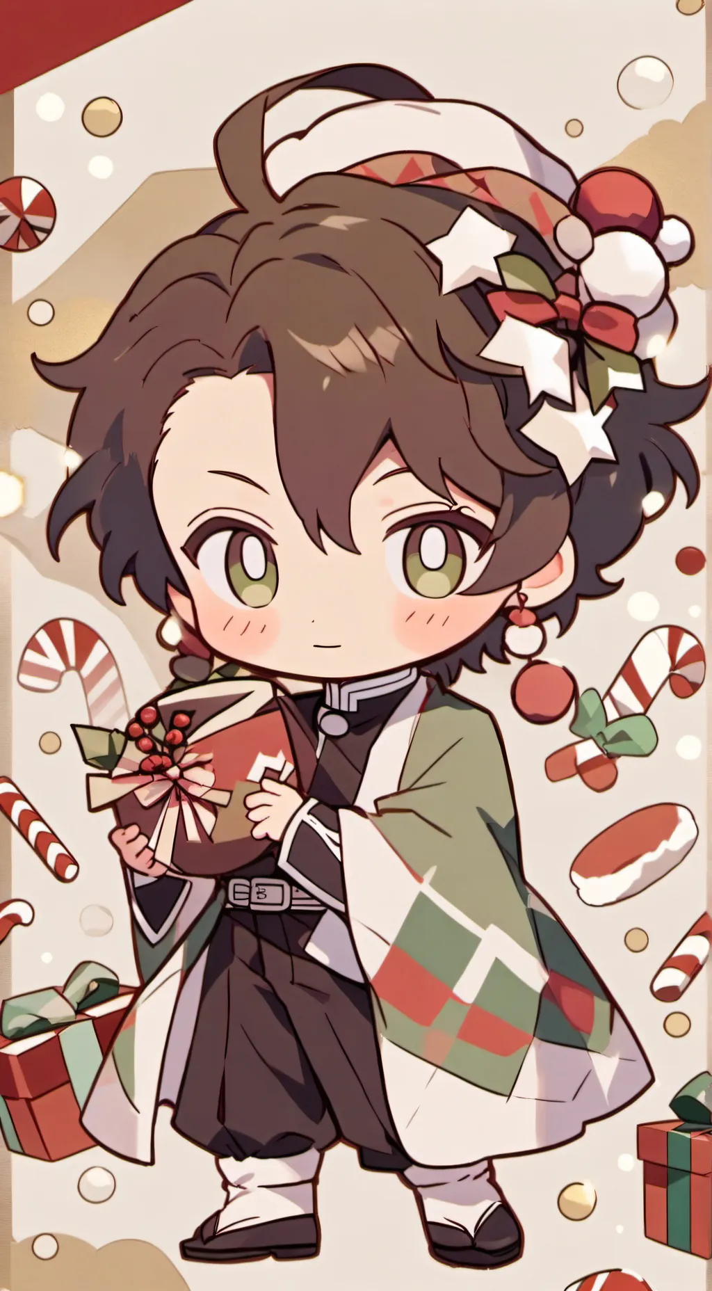 ai character: Kny Christmas! background