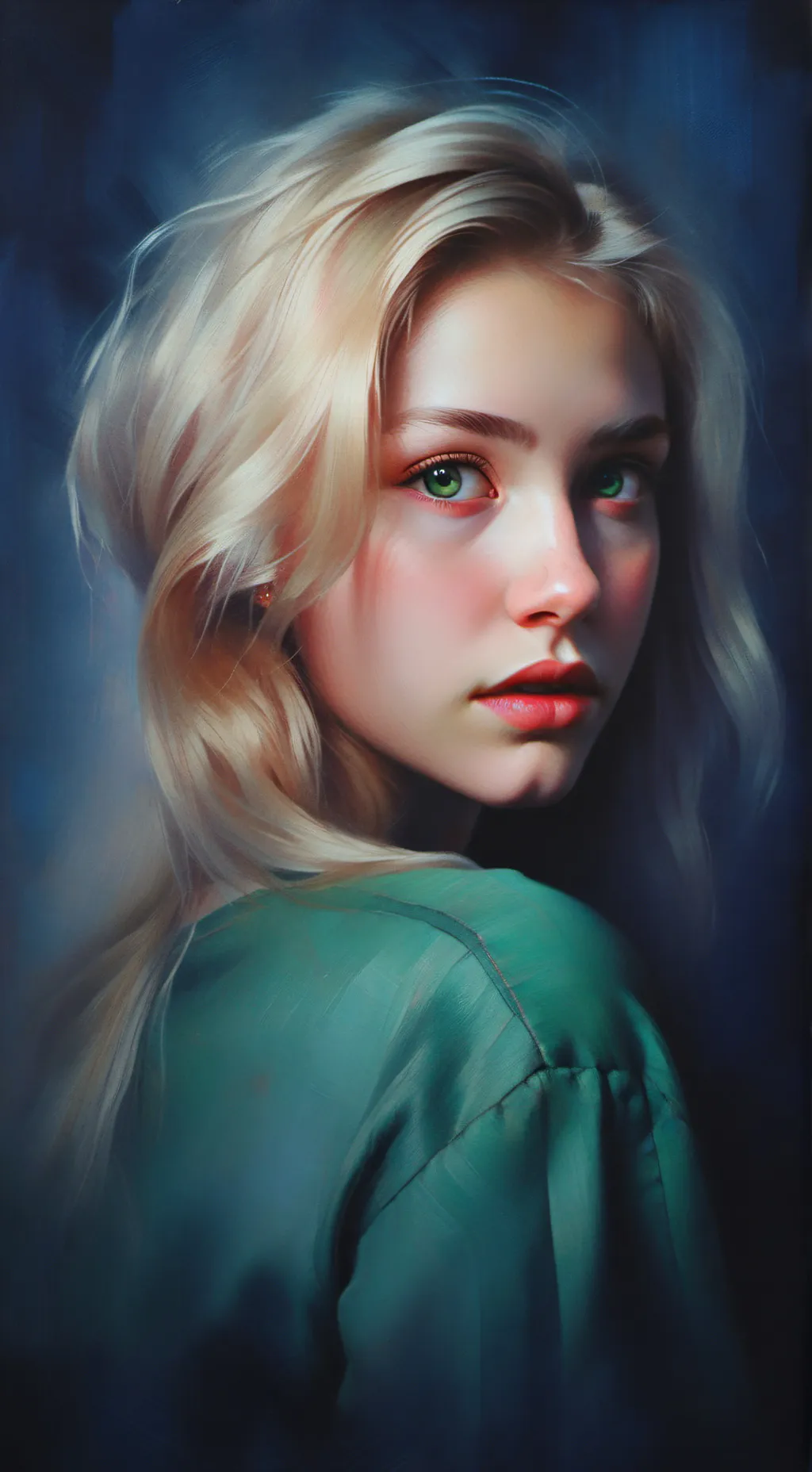 ai character: poplar girl background