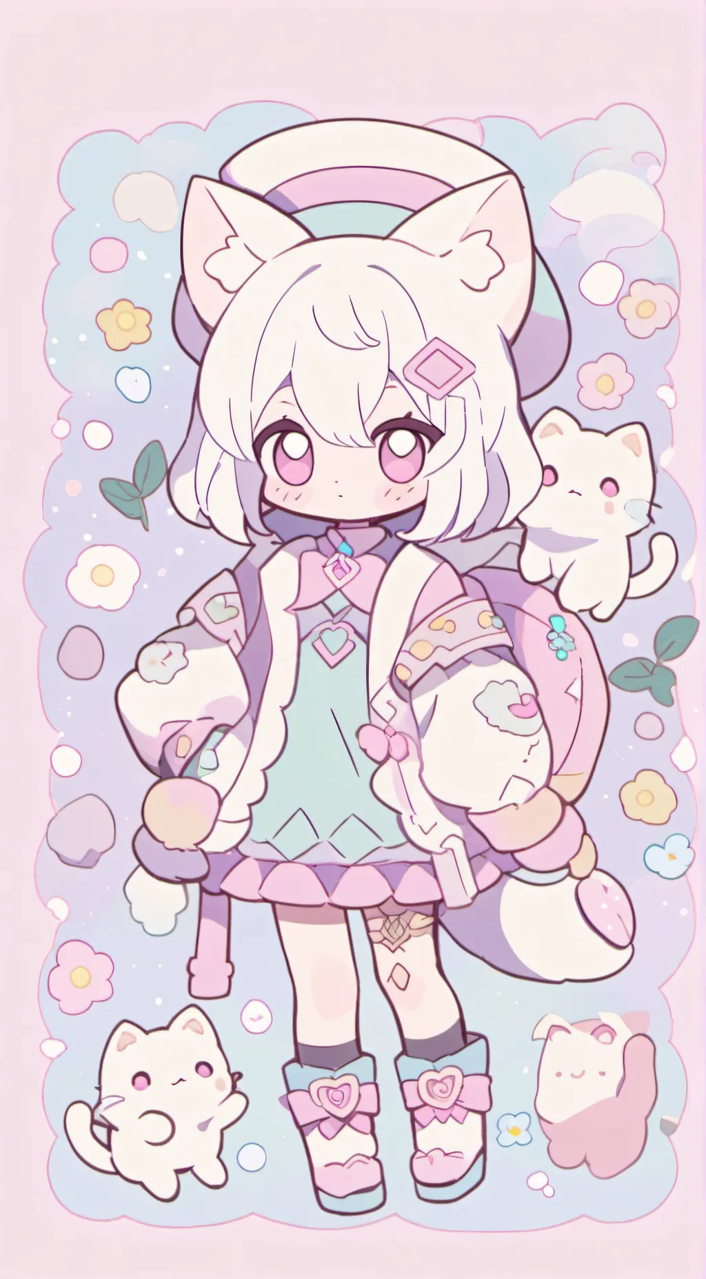 ai character: nose background