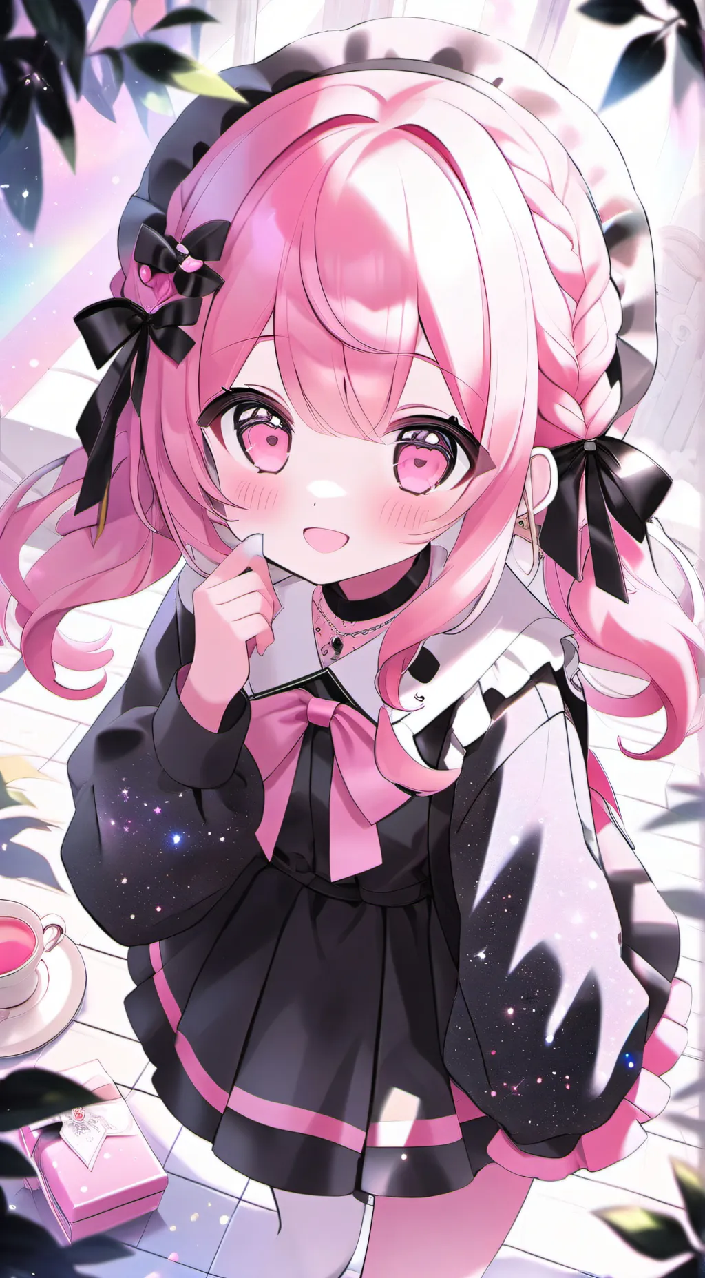 ai character: ur room mate  background