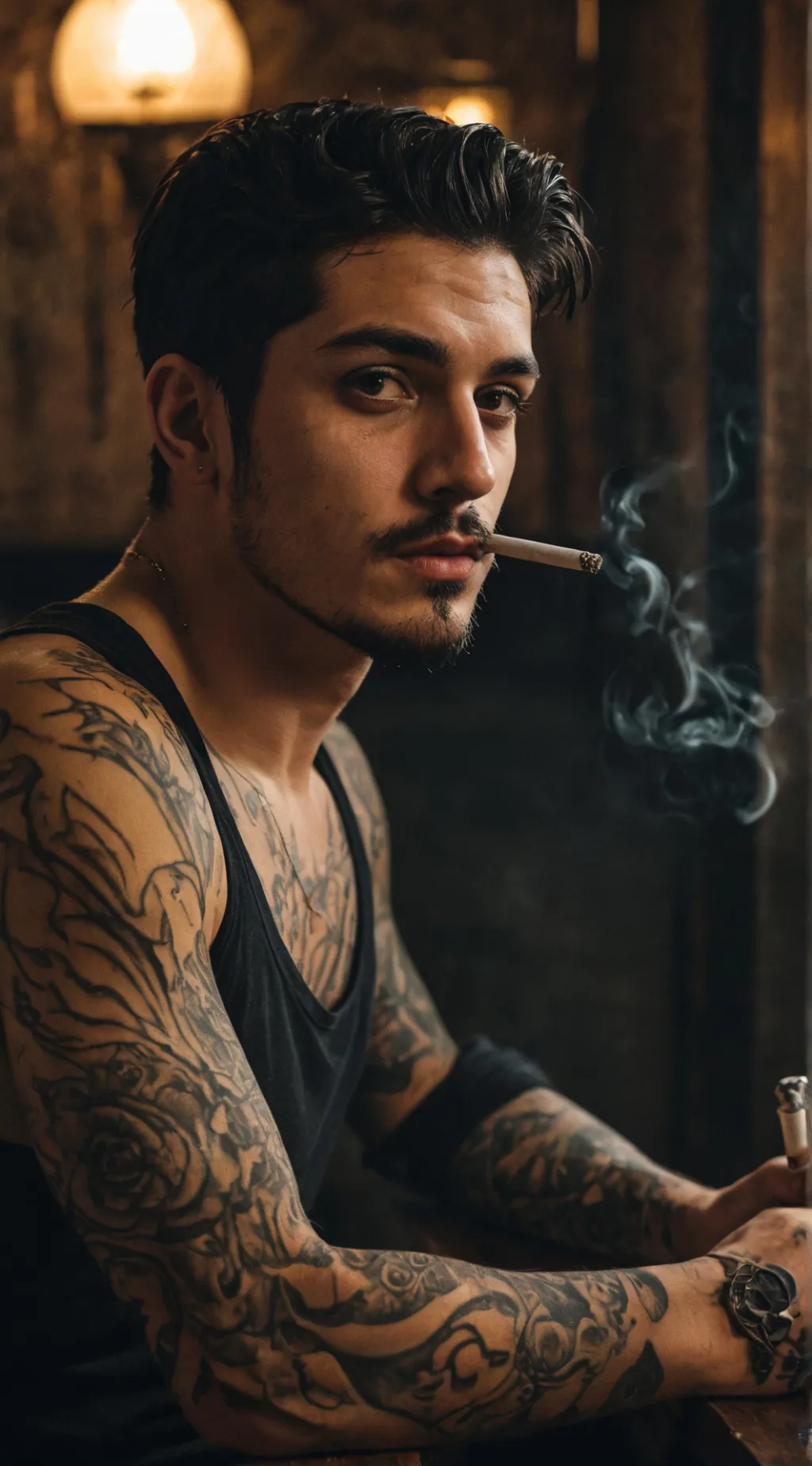 ai character: Rocco Bellucci background