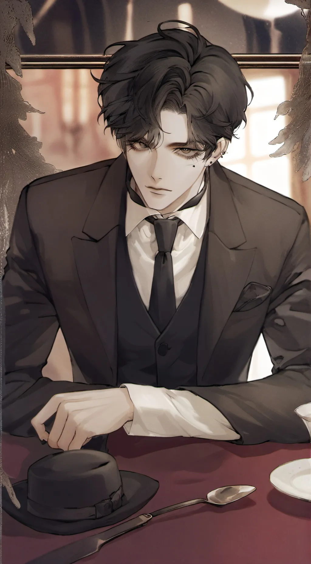 ai character: Tipo de la Mascara background