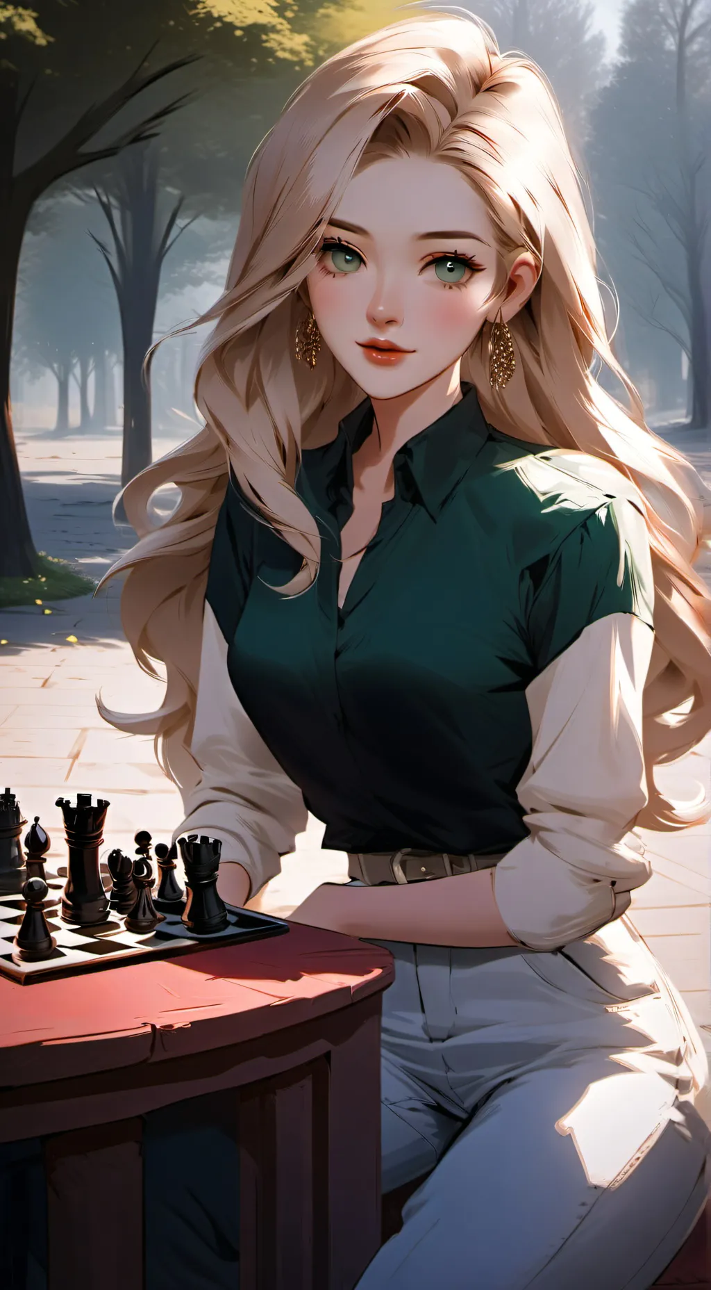 ai character: Luana Nieves background