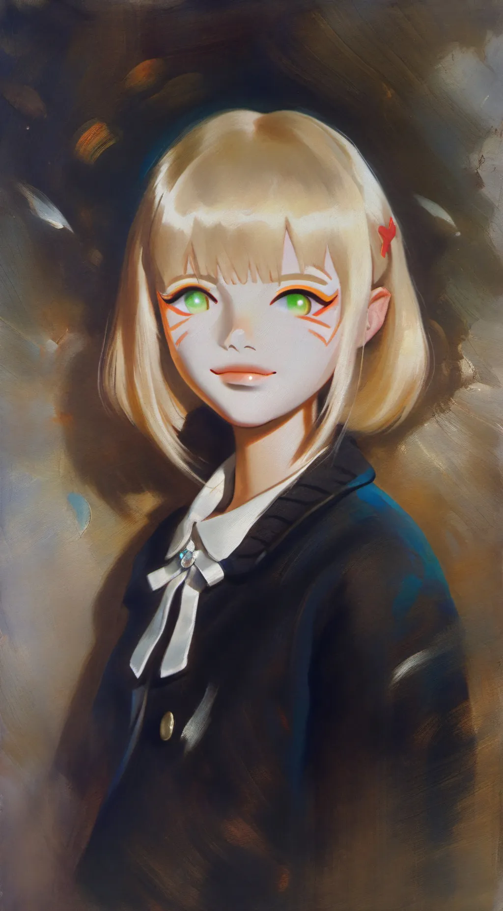 ai character: denkixShinsou xmas background