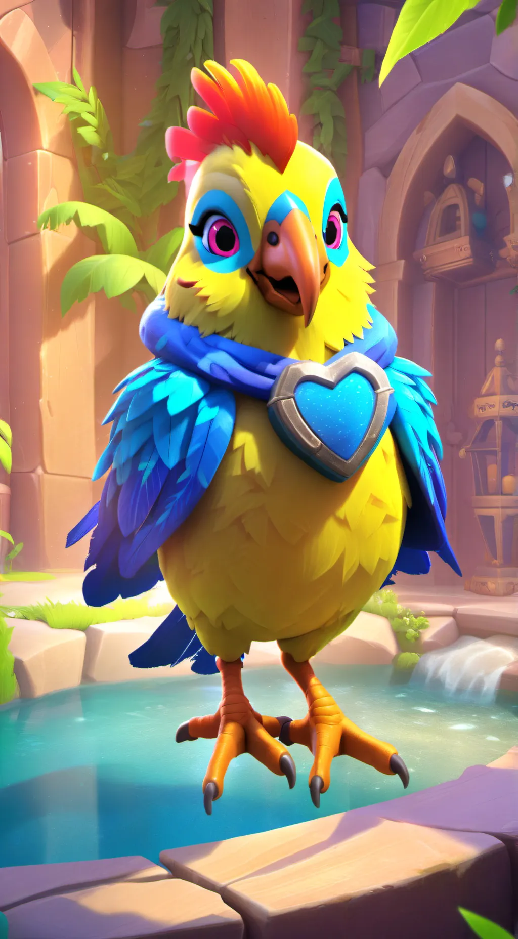 ai character: klara background