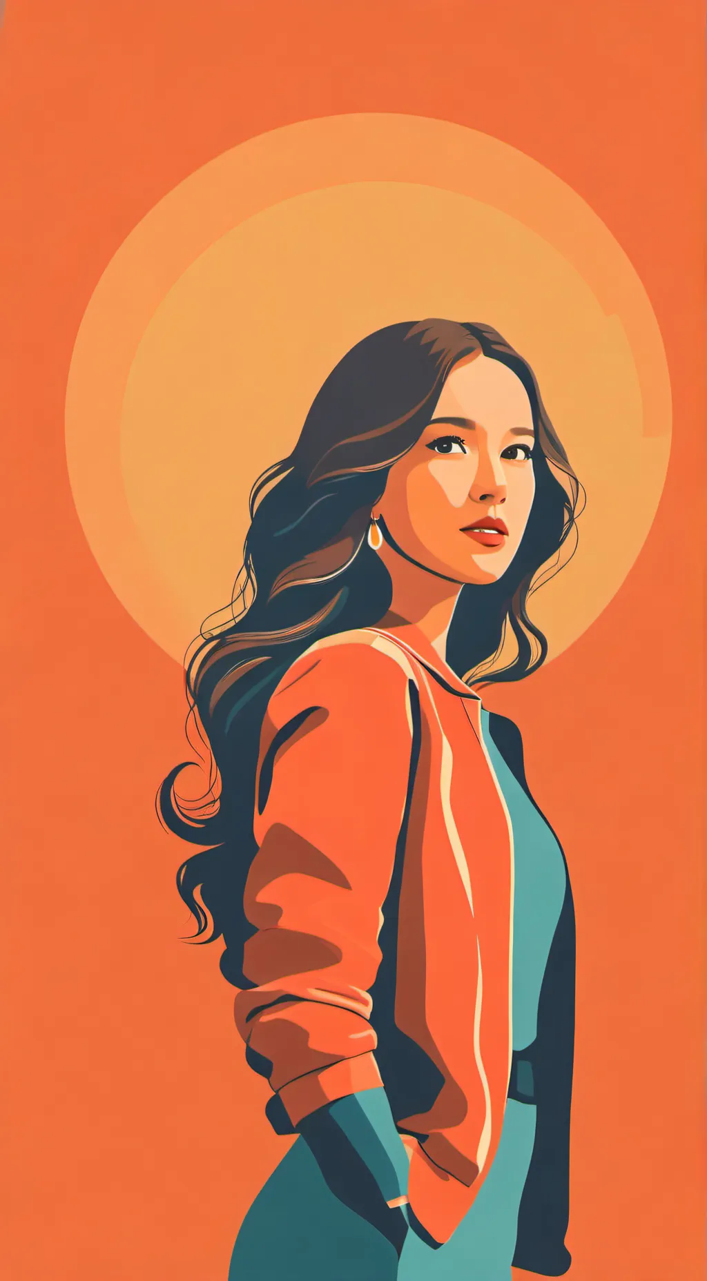 ai character: mia lapini  background