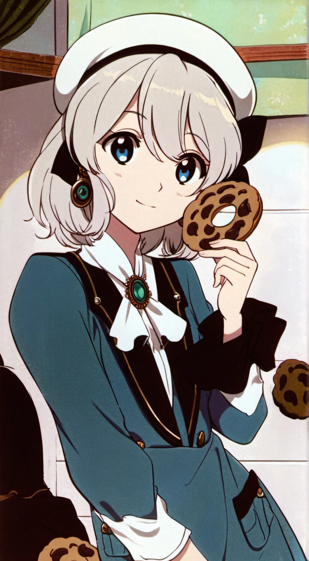 ai character: SHADOW MILK COOKIE background