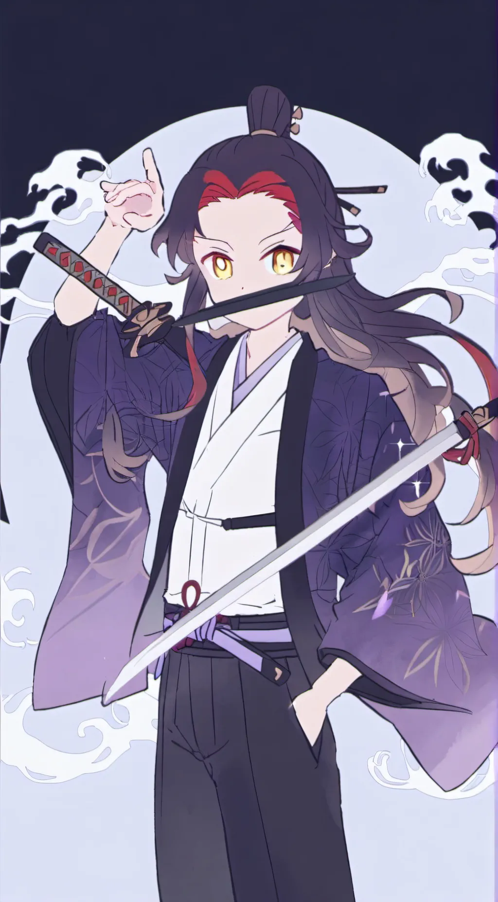 ai character: virus background