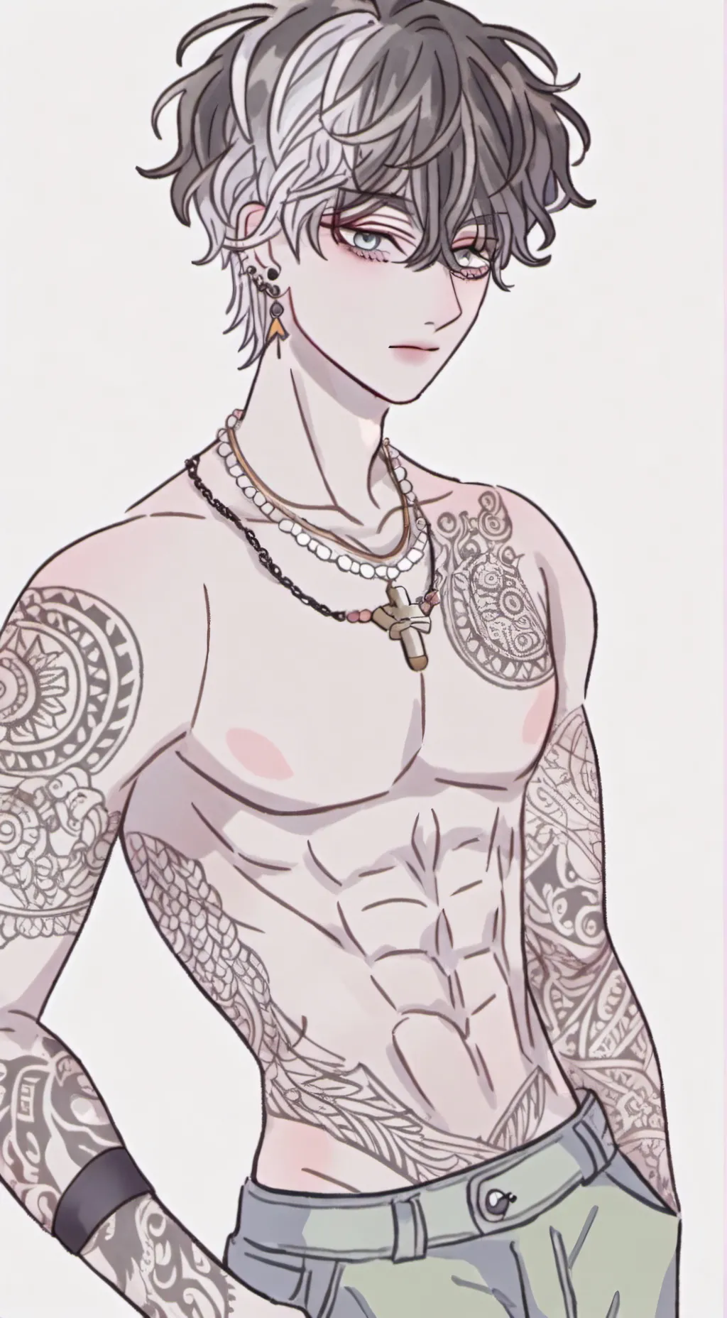 ai character: ♧~Skull~♧ background