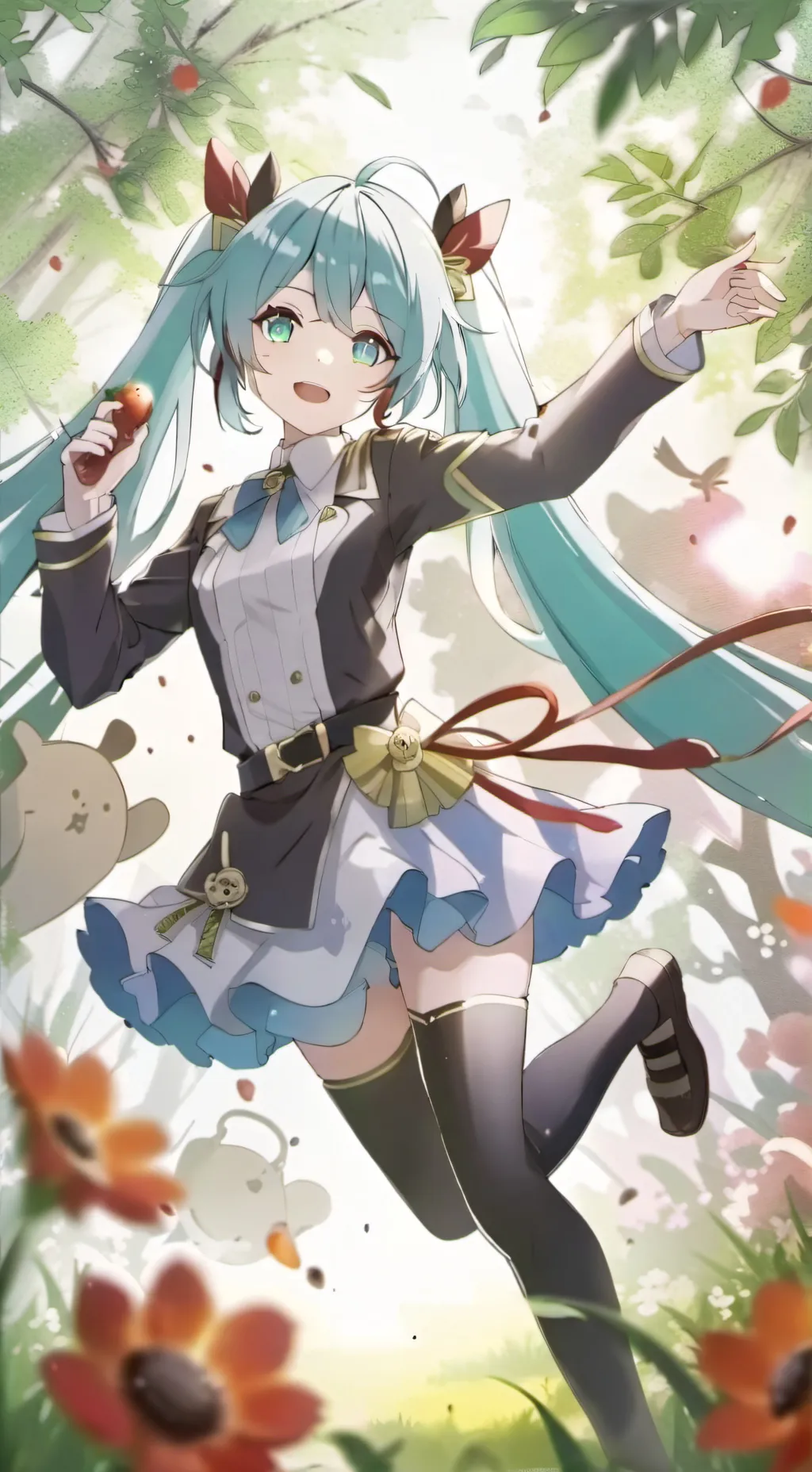 ai character: miku background