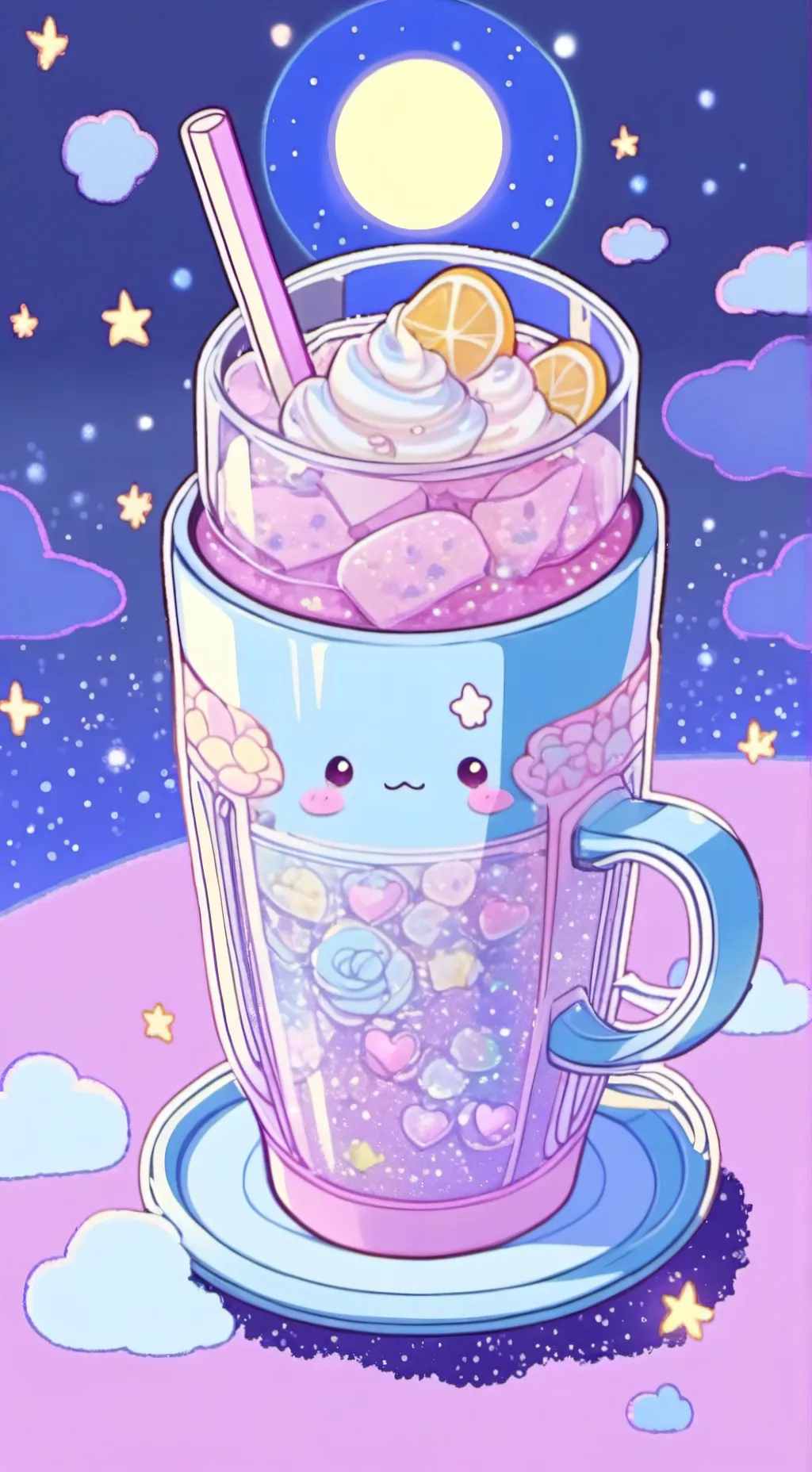 ai character: The bloody cafè background