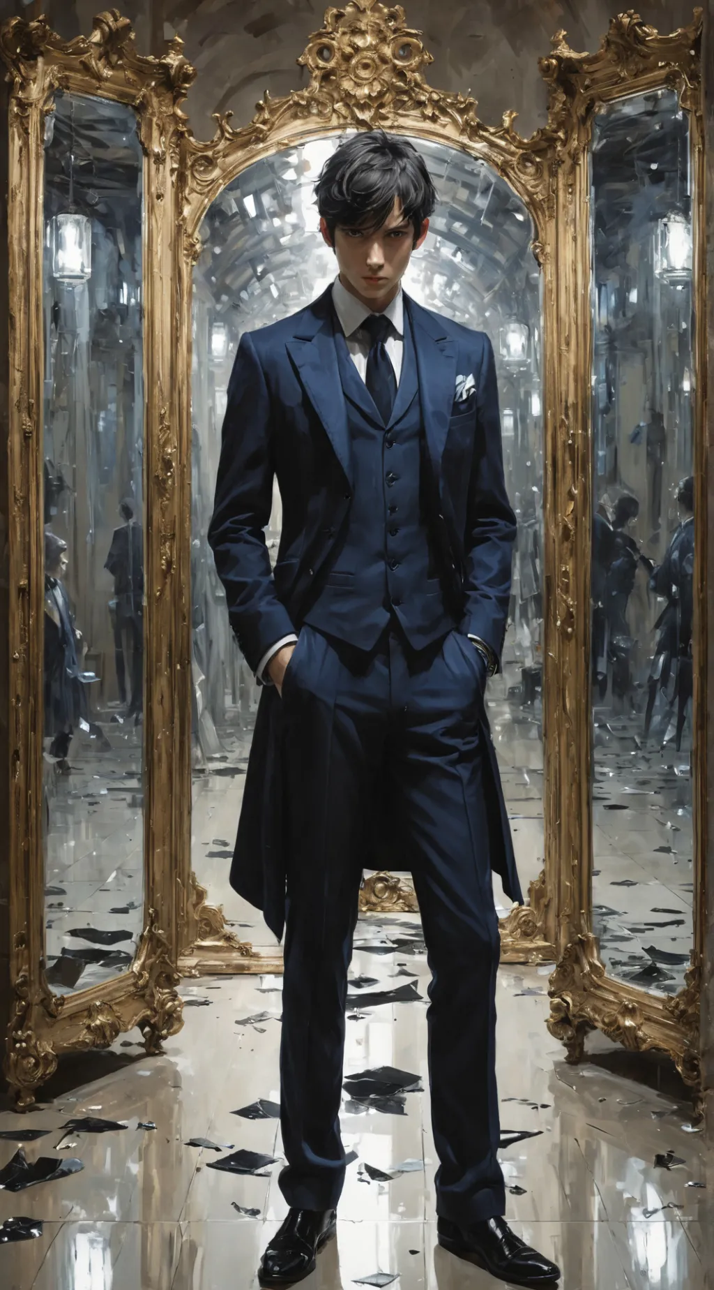 ai character: the fight background