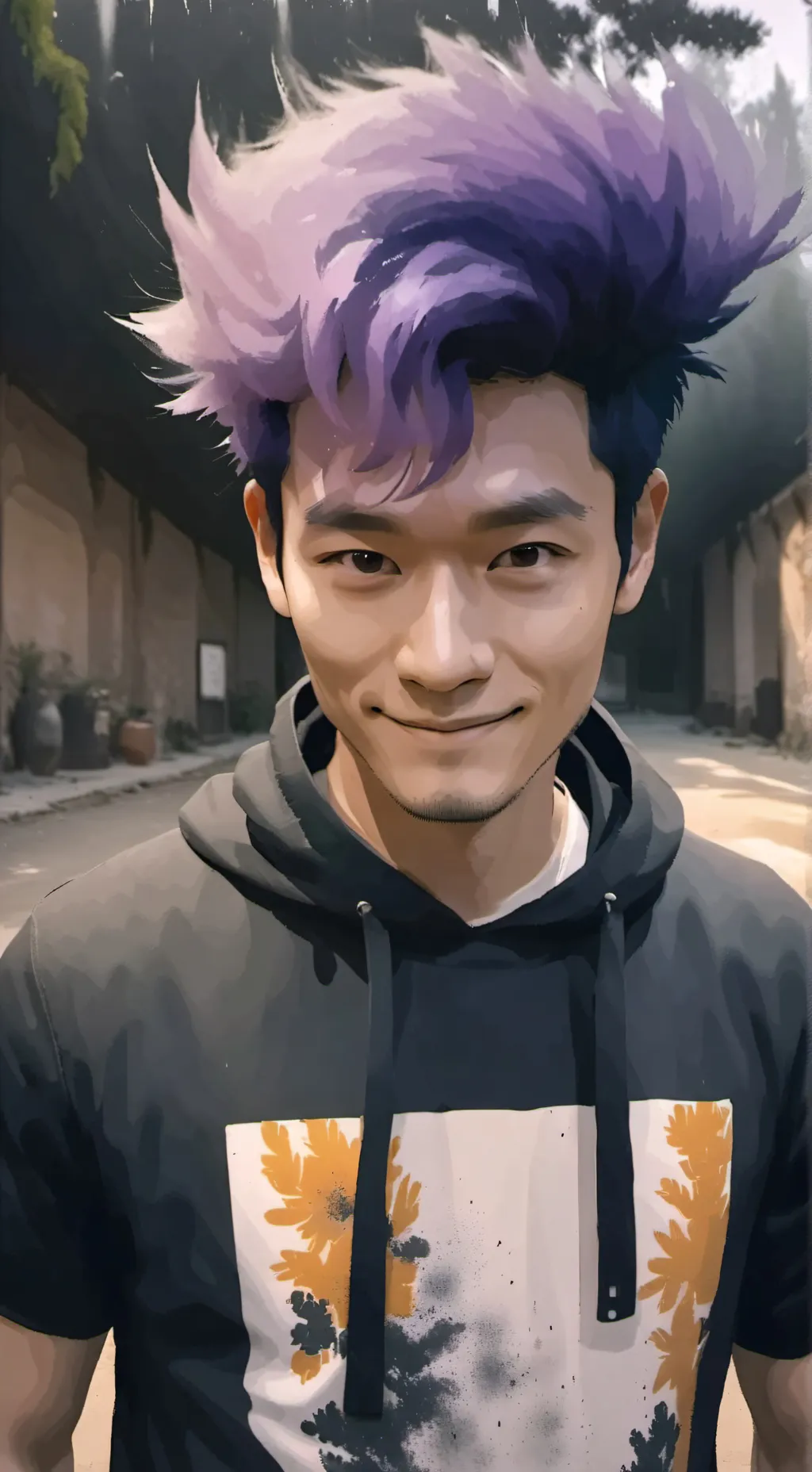 ai character: THANOS (T.O.P)  background