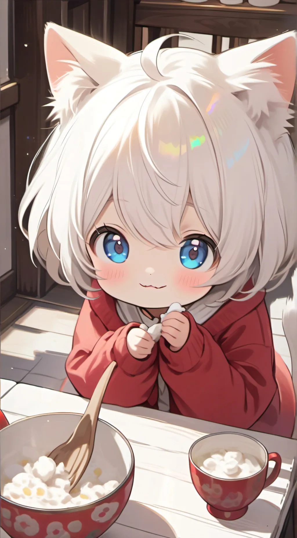 ai character: Whisk background