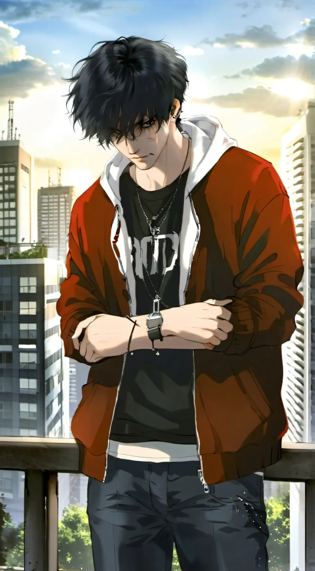 ai character: Шон background