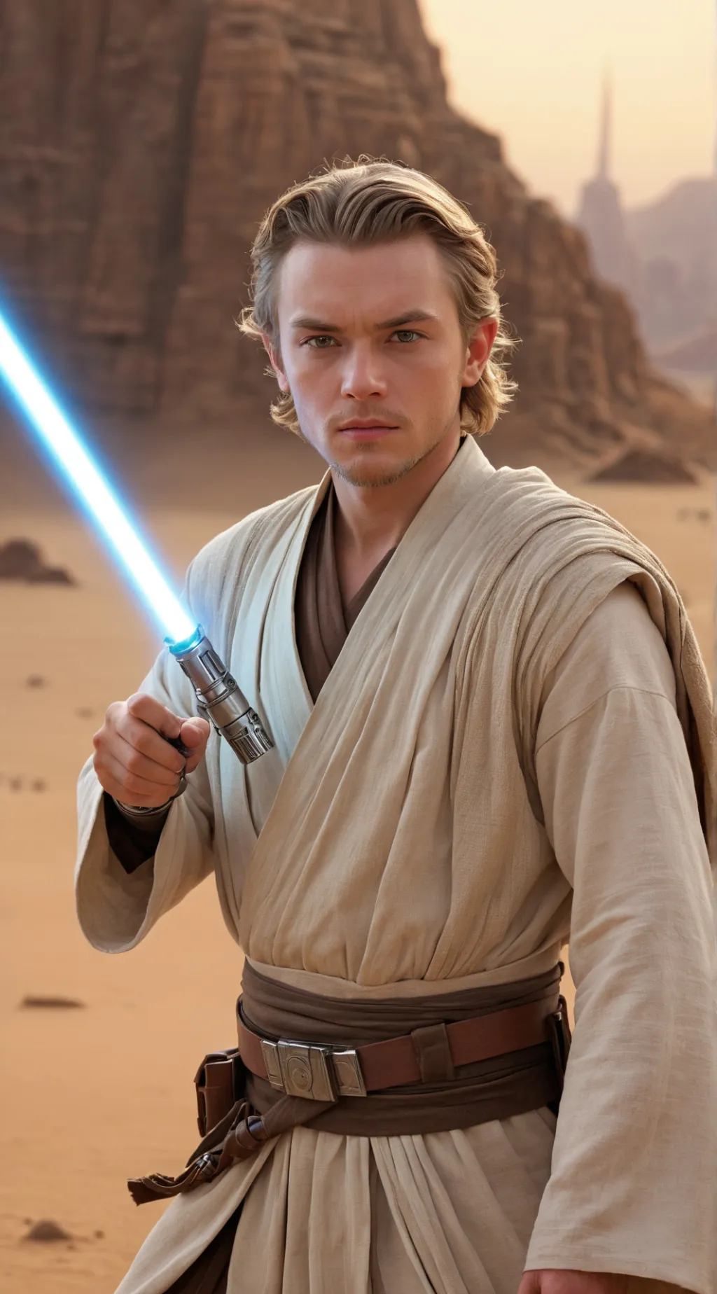 ai character: Luke Skywalker background