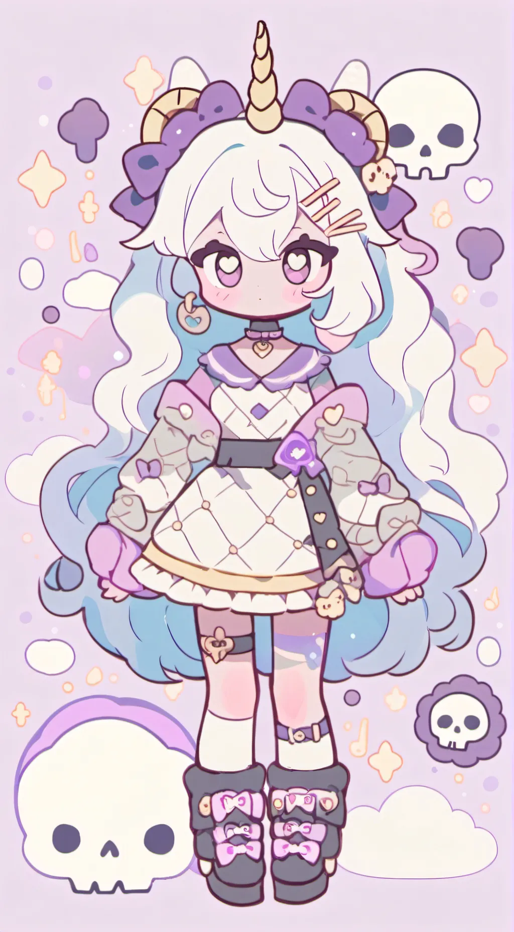 ai character: Pony Siblings  background