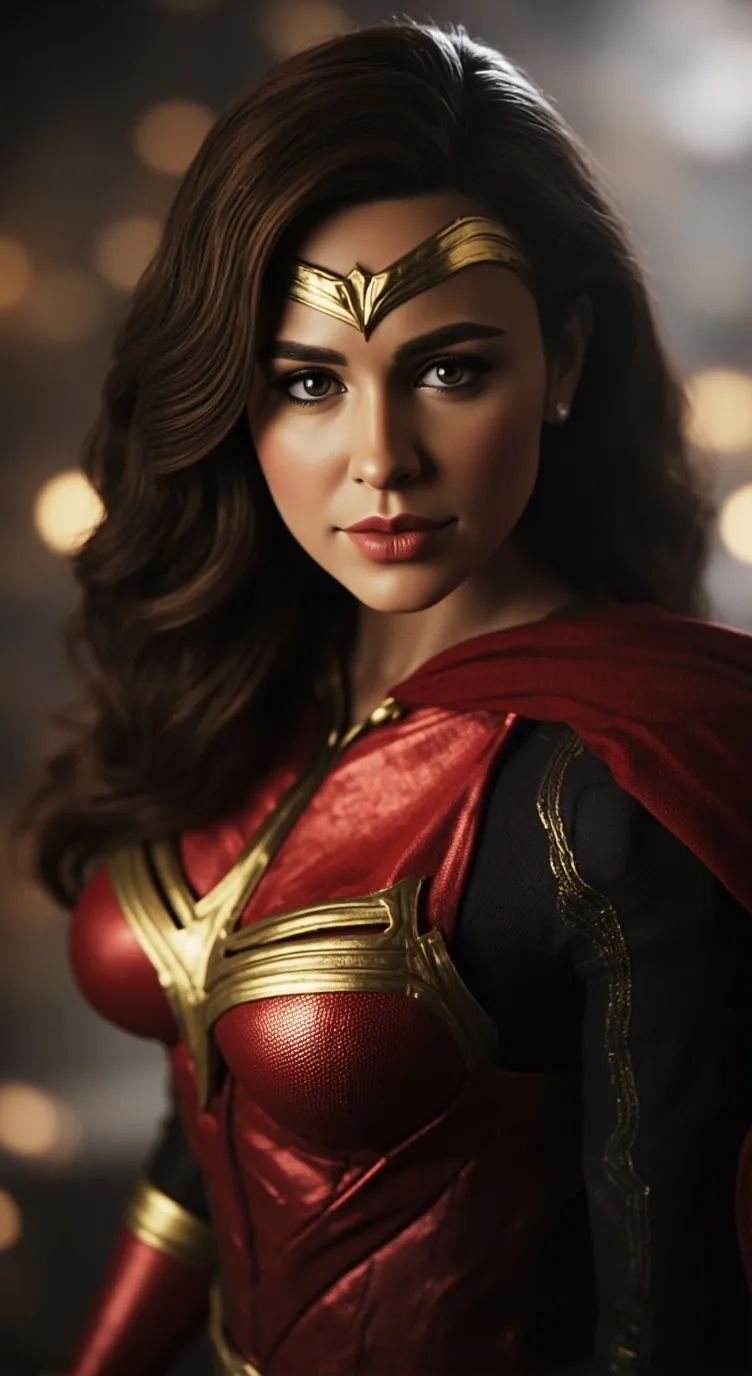 ai character: Mary Marvel  background