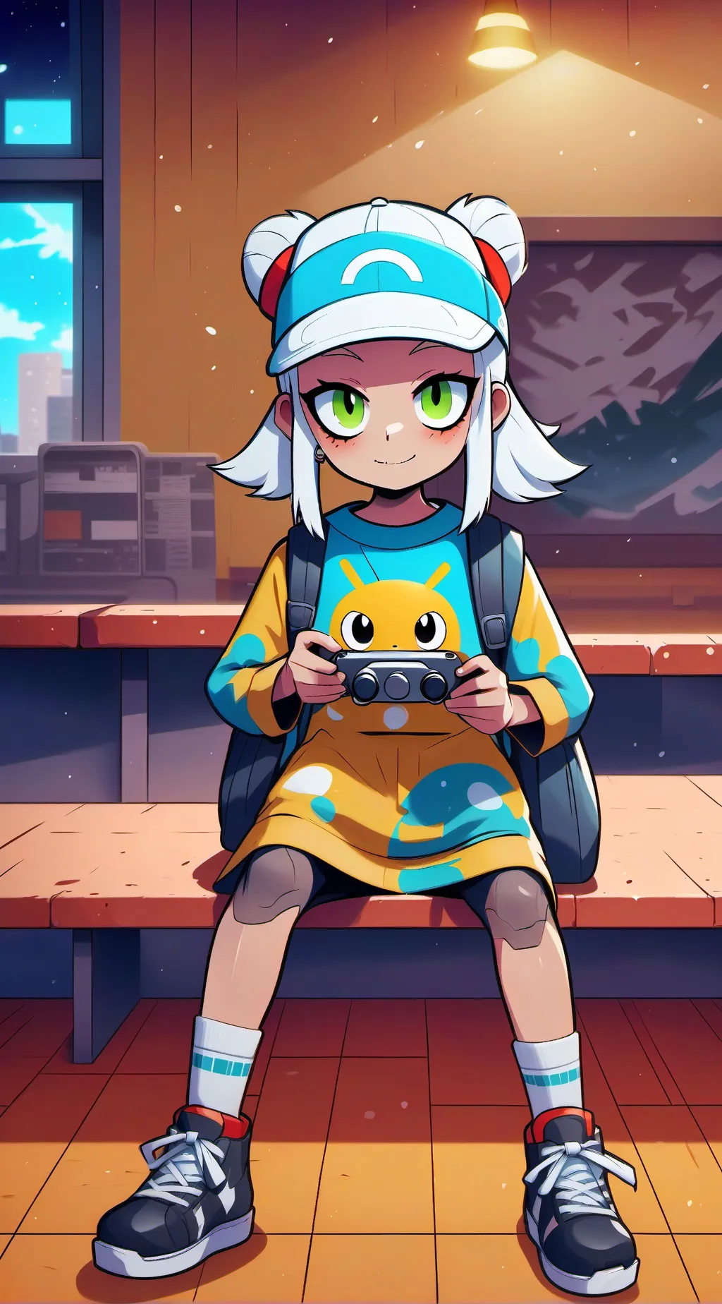 ai character: wenda giant background