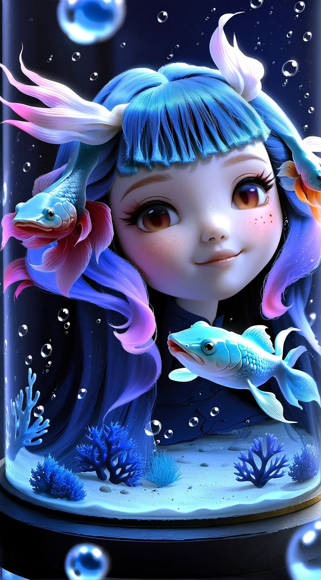 ai character: Pixel background