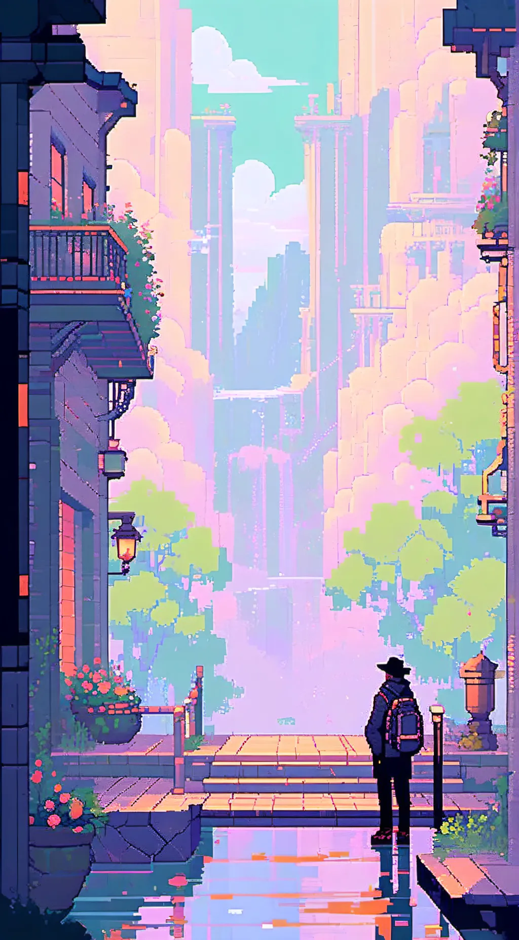 ai character: doors background