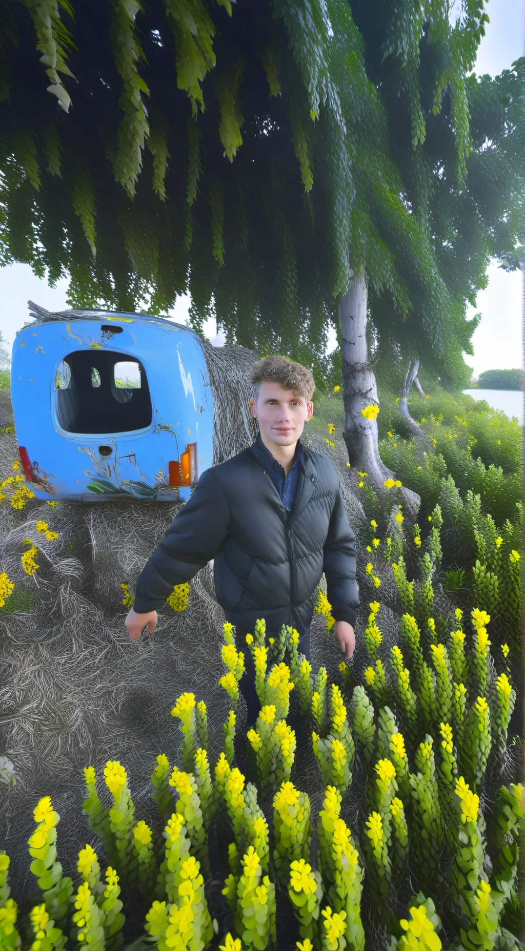 ai character: 5b auf Klassenfahr background