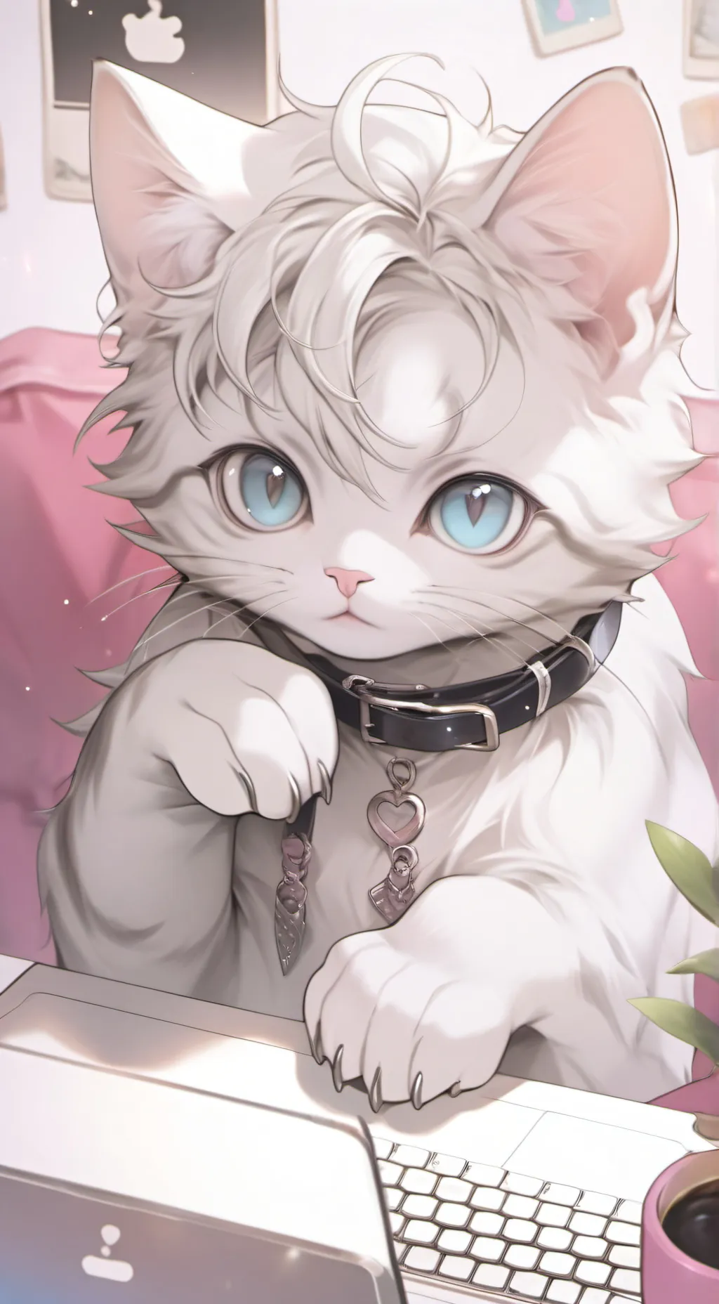 ai character: Purrsona background