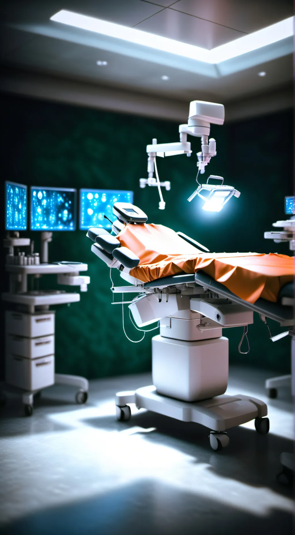 ai character: hospital background