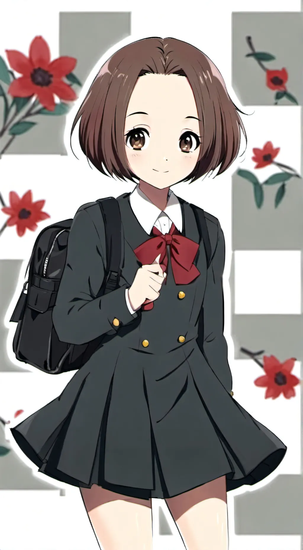 ai character: Rika makihara  background