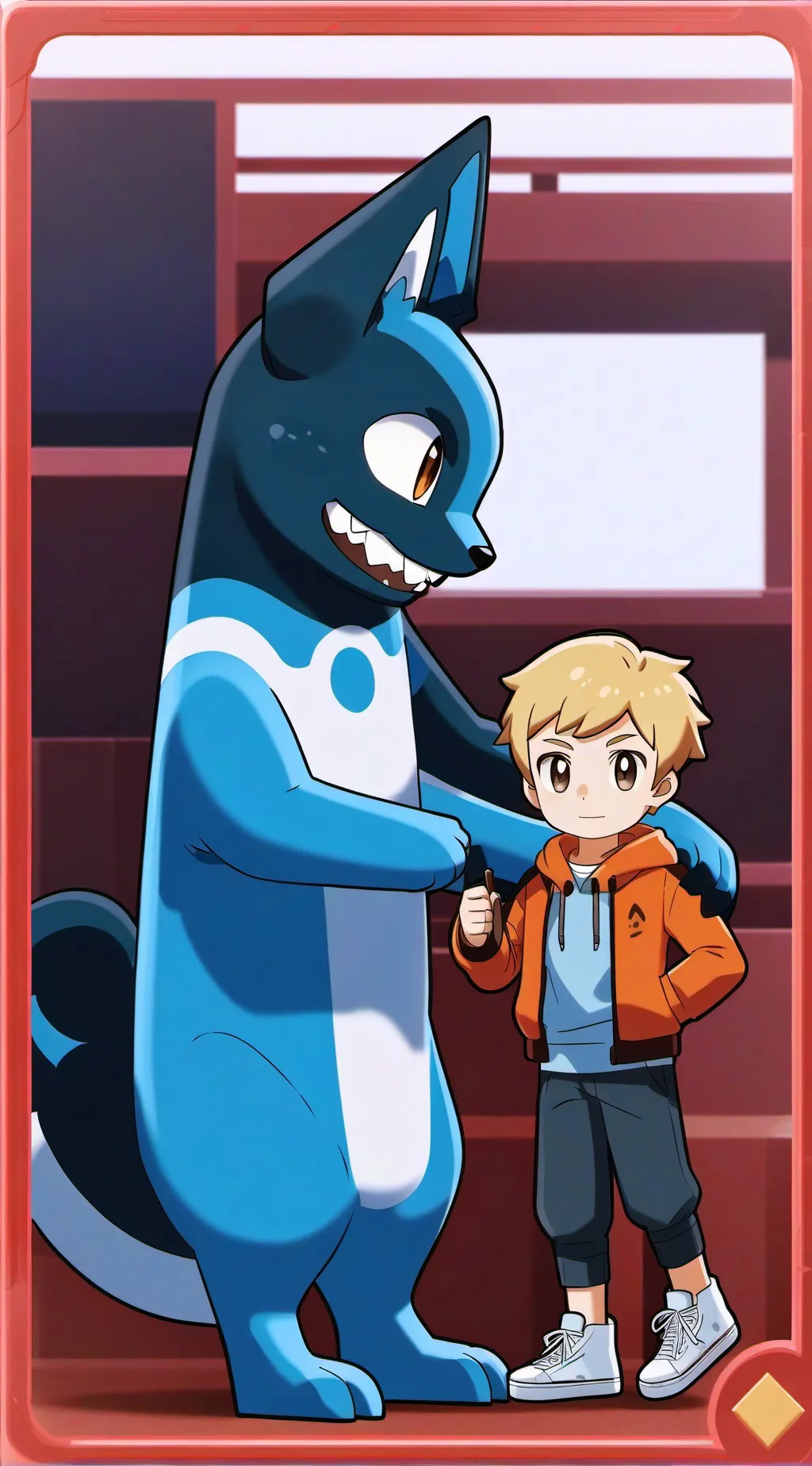 ai character: Ray background