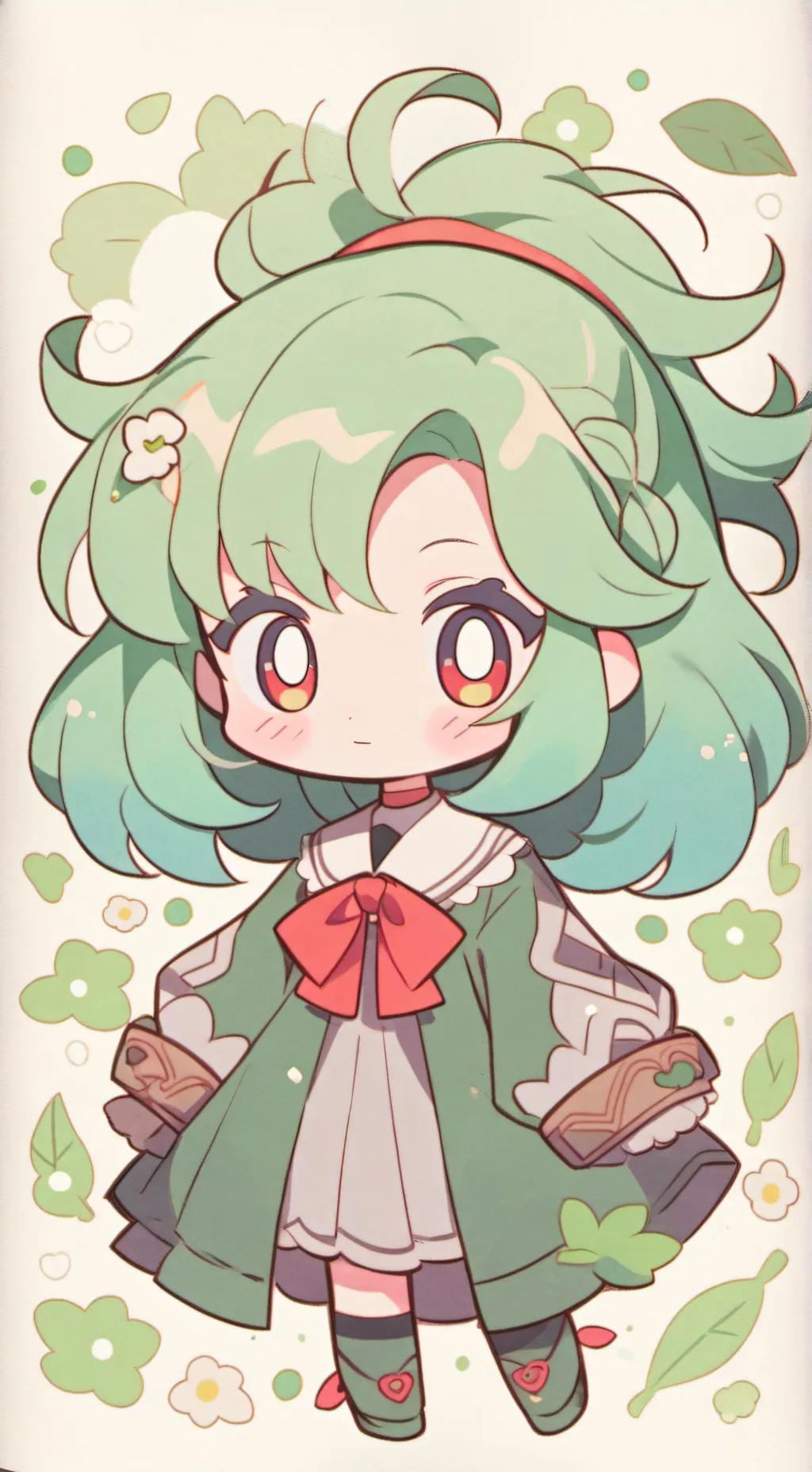 ai character: bakudekus kid kizu background