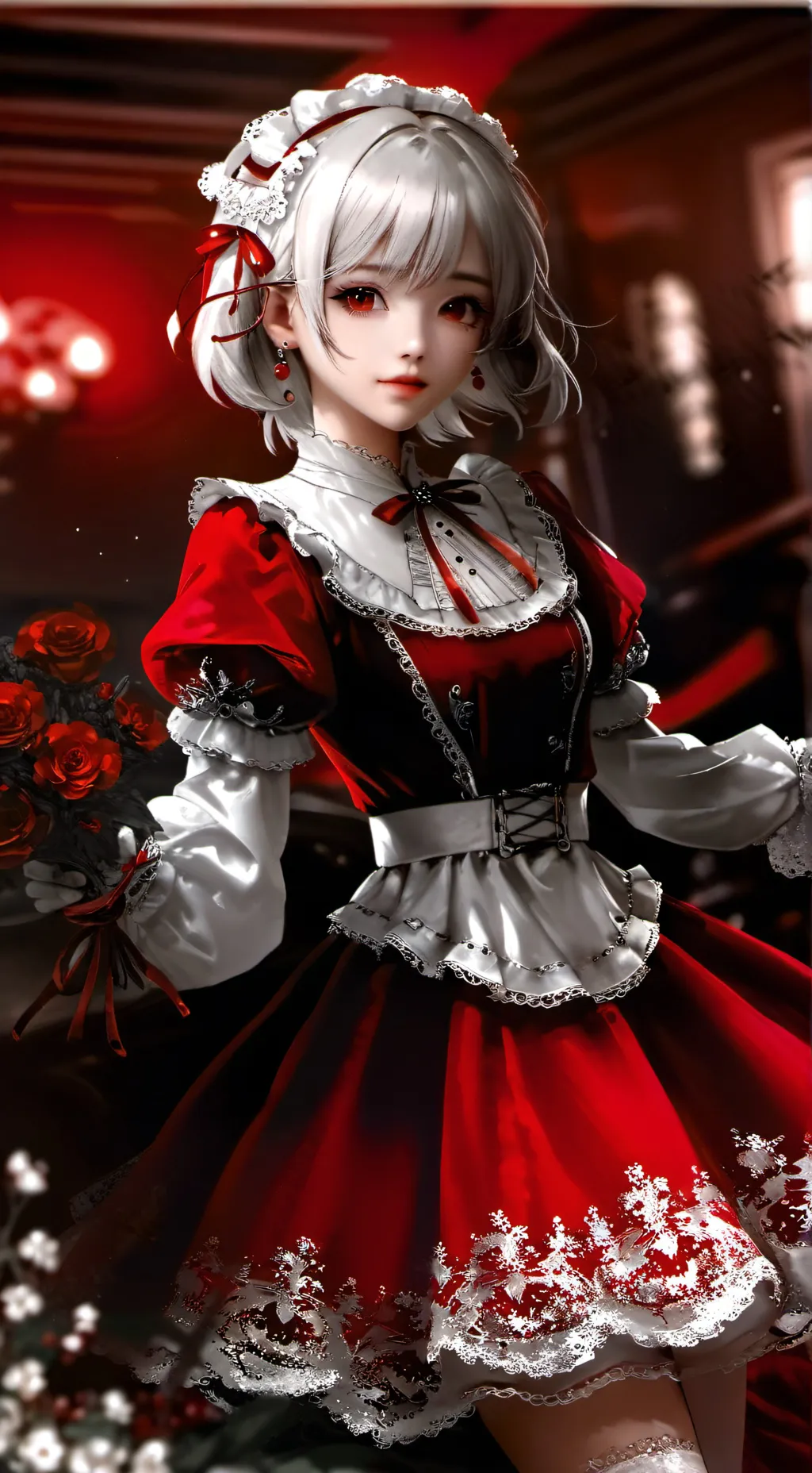 ai character: Candy Apple CRK🍎 background