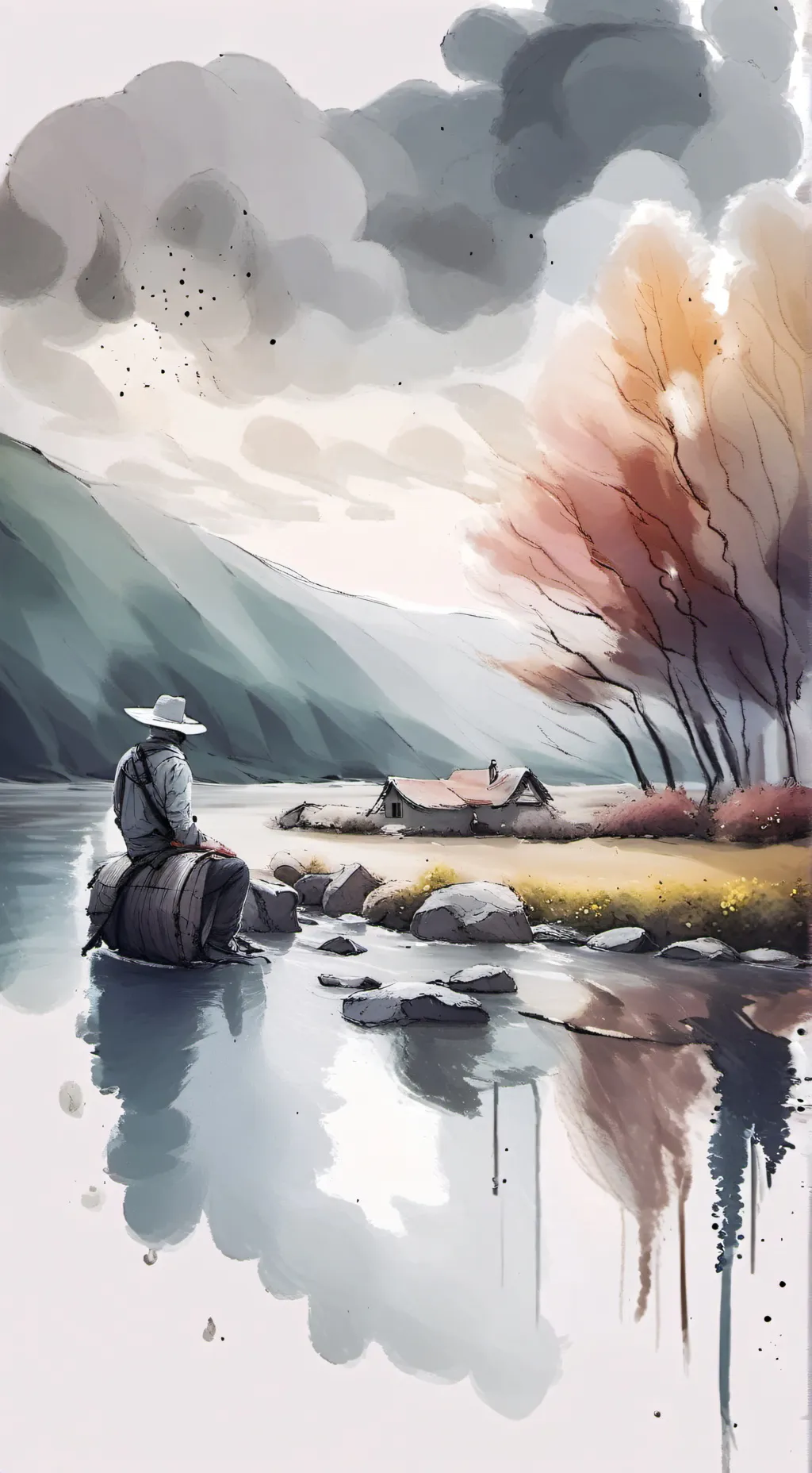 ai character: Burningcacoa background