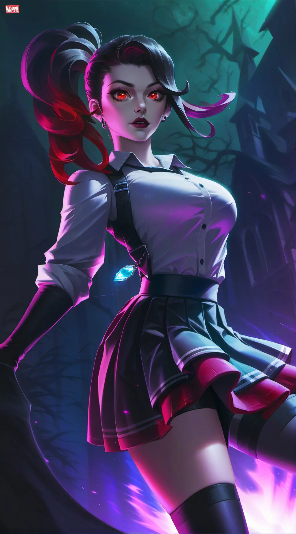 ai character: Roxy background