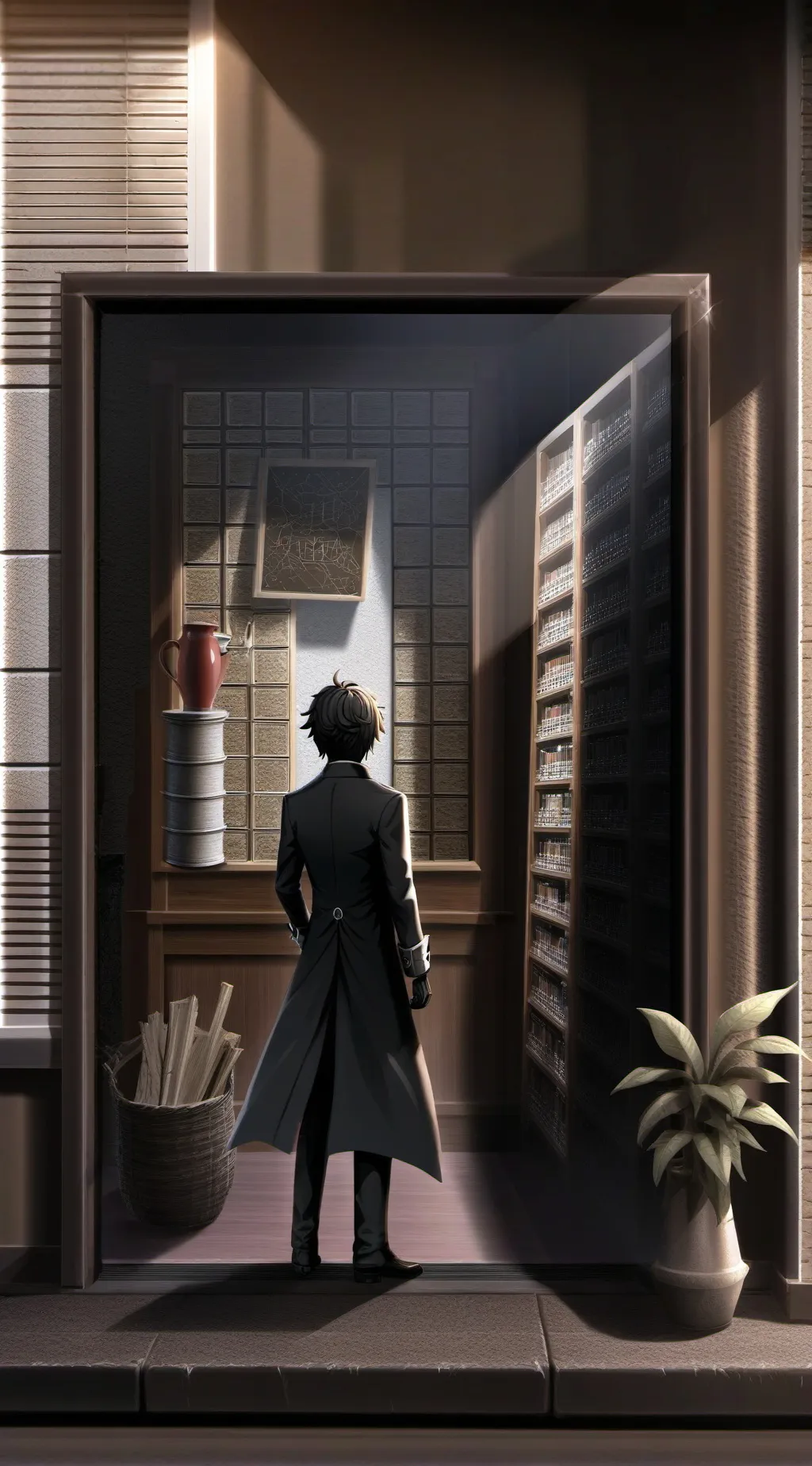 ai character: Guy background