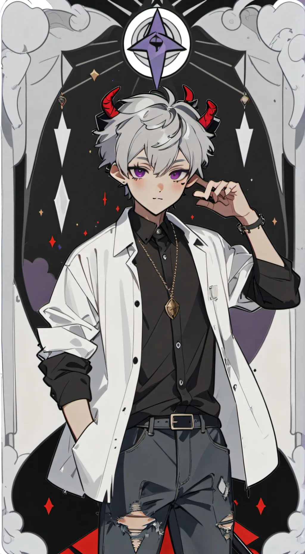 ai character: Zander background