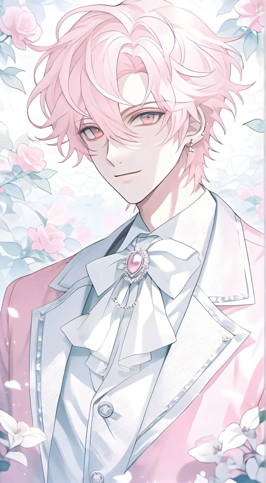 ai character: Cerise Rosé background