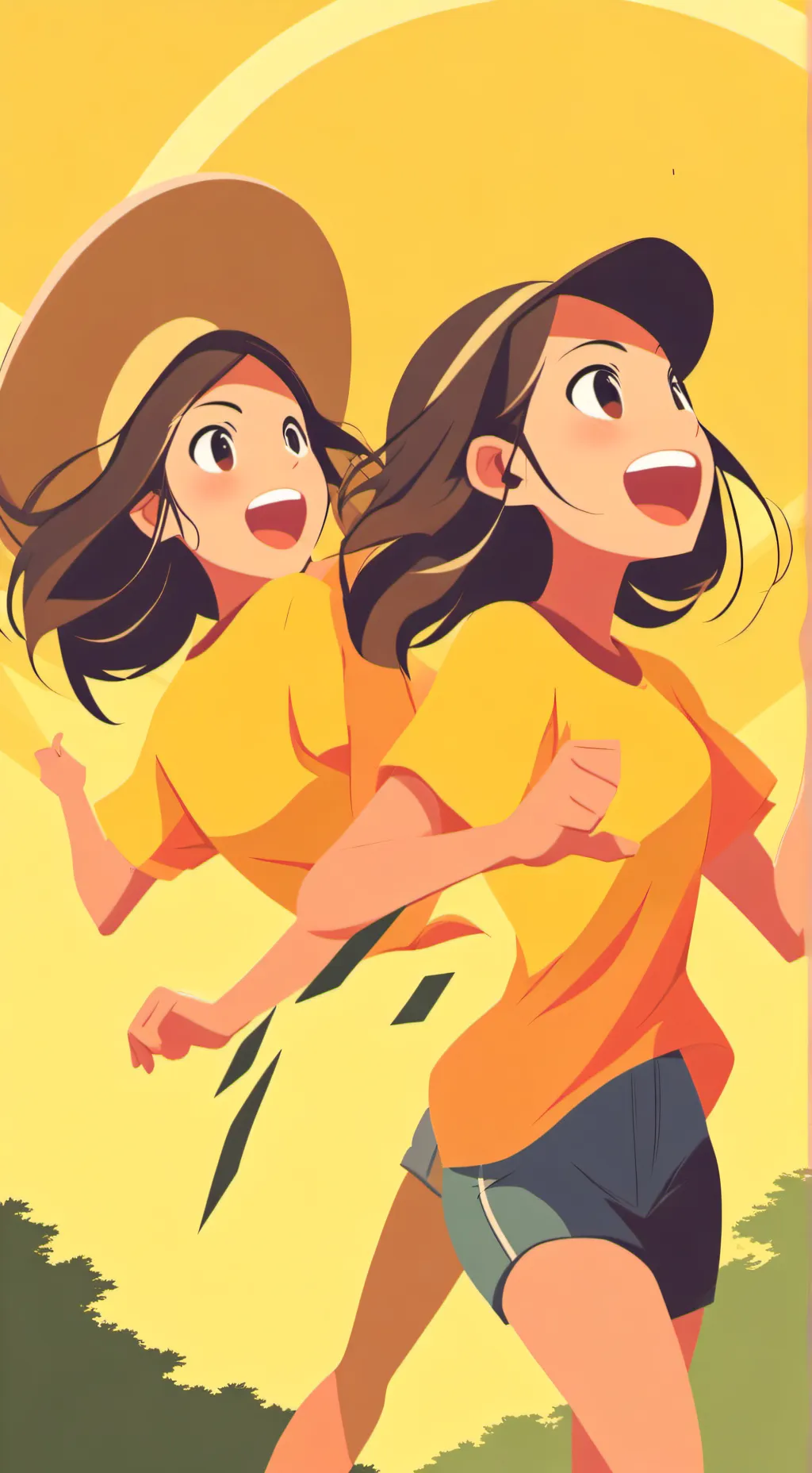 ai character: kayla and mayla background