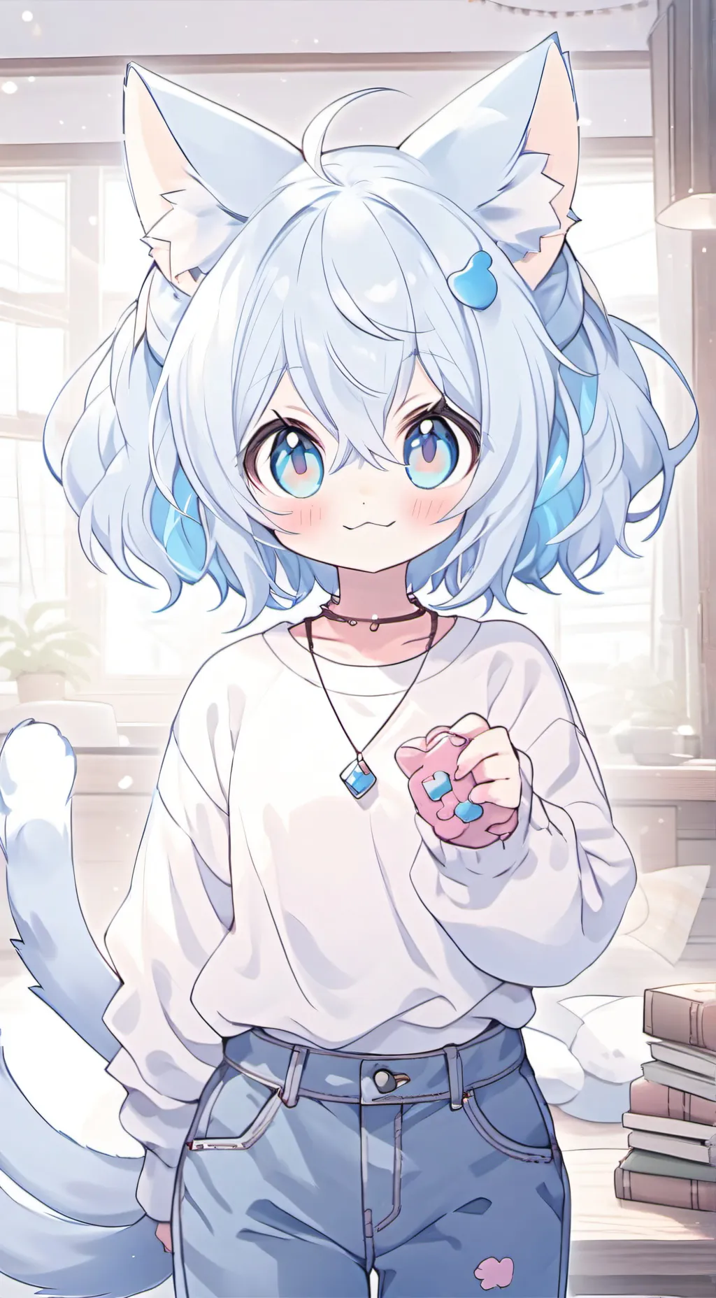 ai character: Blue Jeans Spirit background