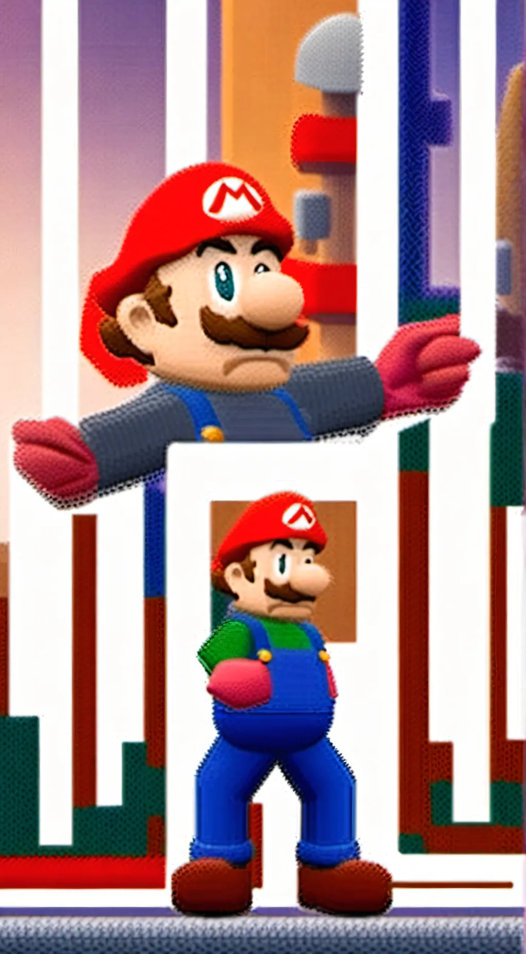 ai character: Mario background