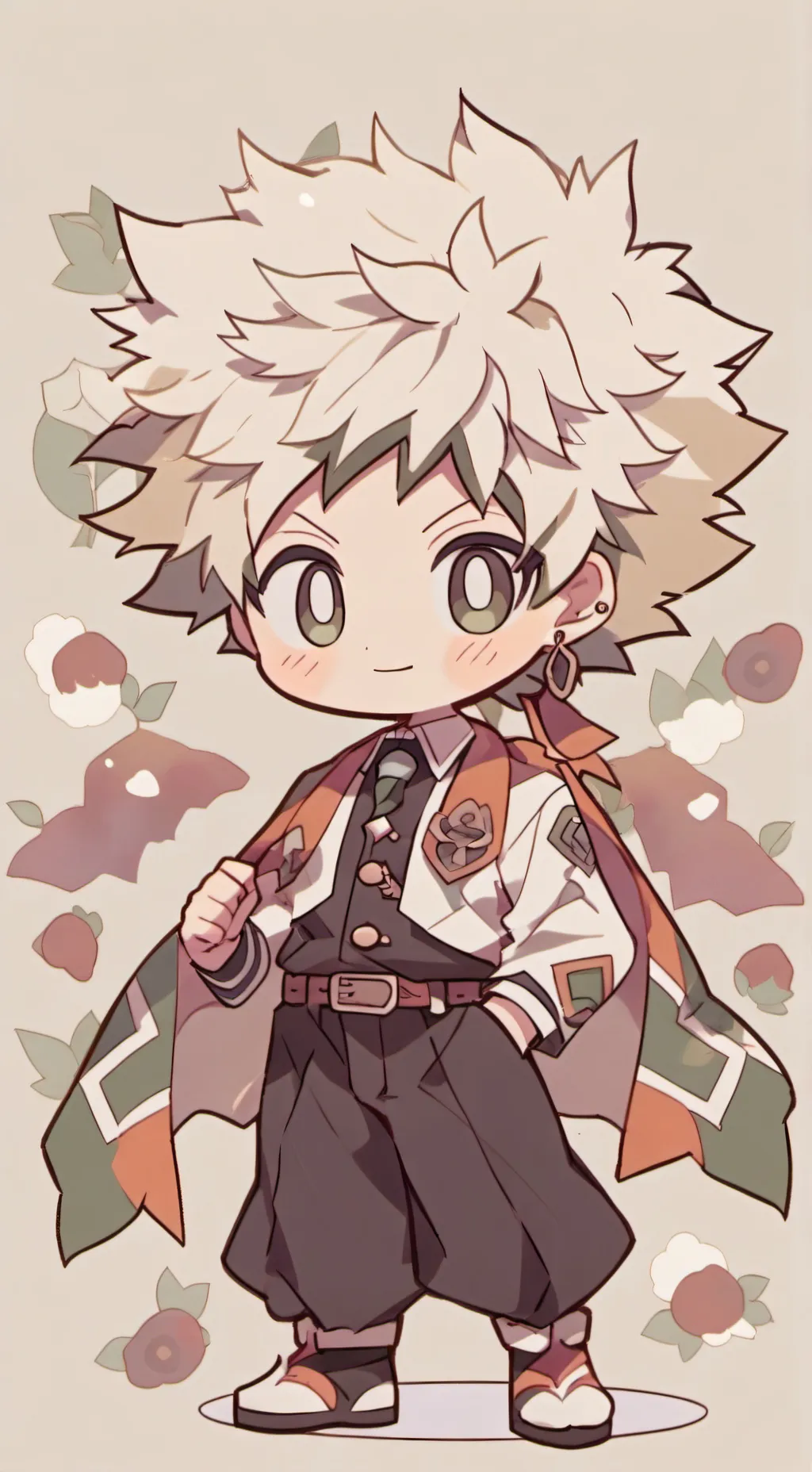 ai character: Bakugo likes you? background